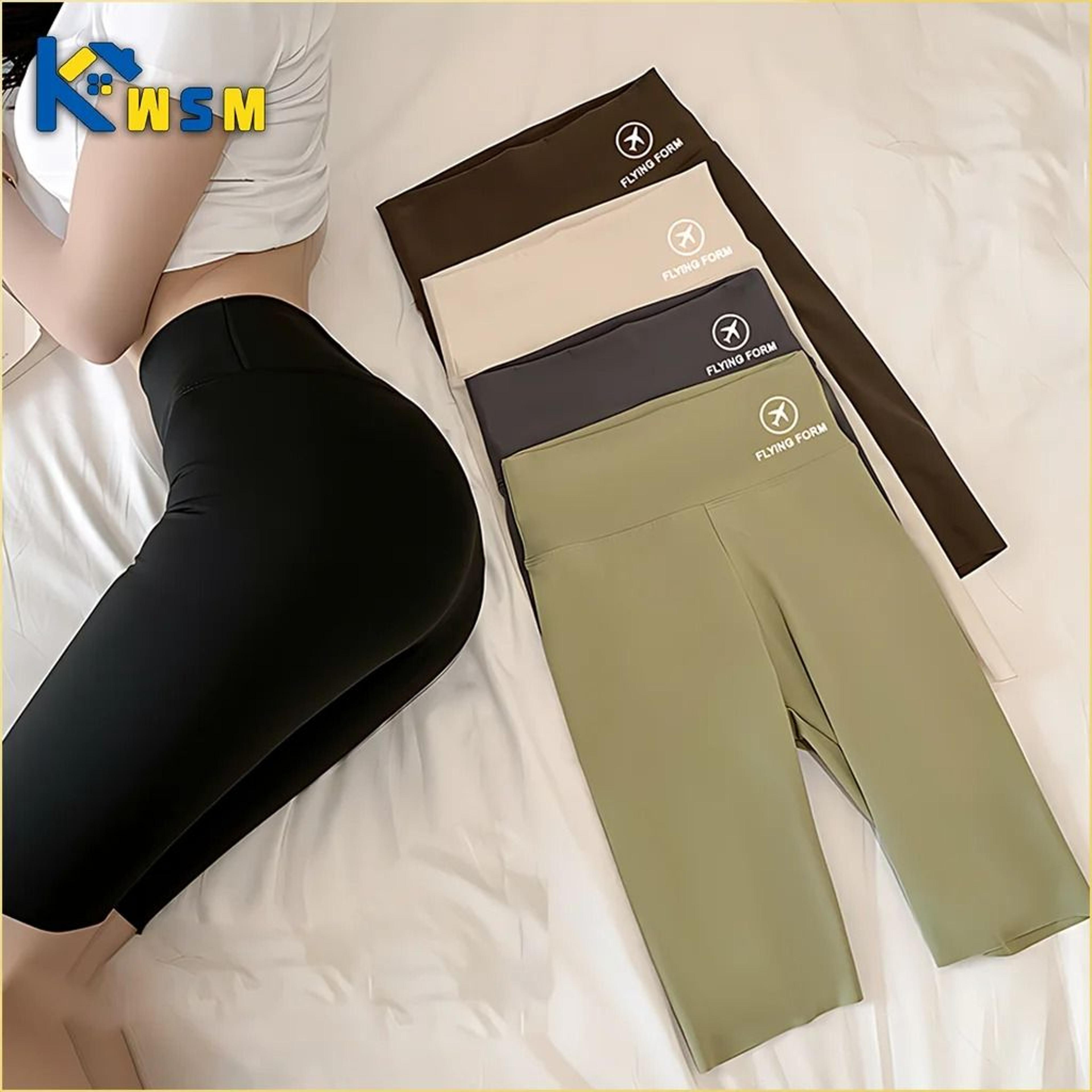 summer high-waisted shark biker shorts - tummy control & hip-lifting elastic yoga five-minute trousers