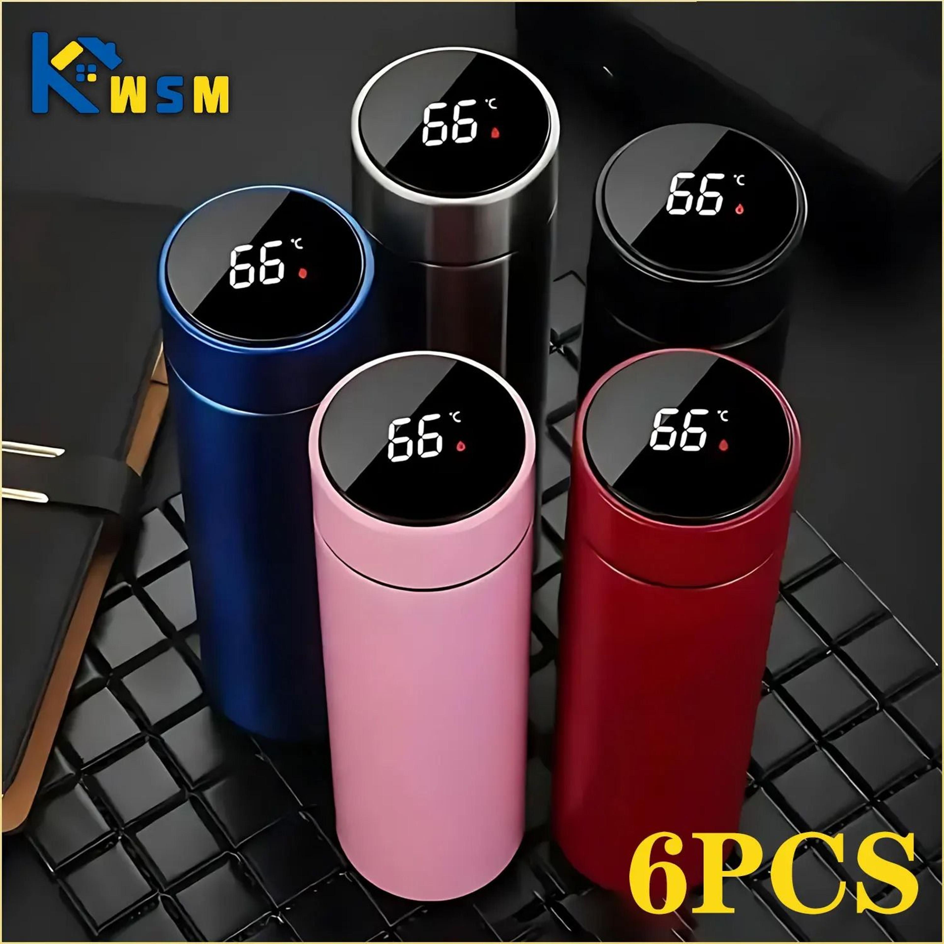 500ml smart stainless steel thermos cup - 316 medical-grade insulated flask with tea separator & led temperature display