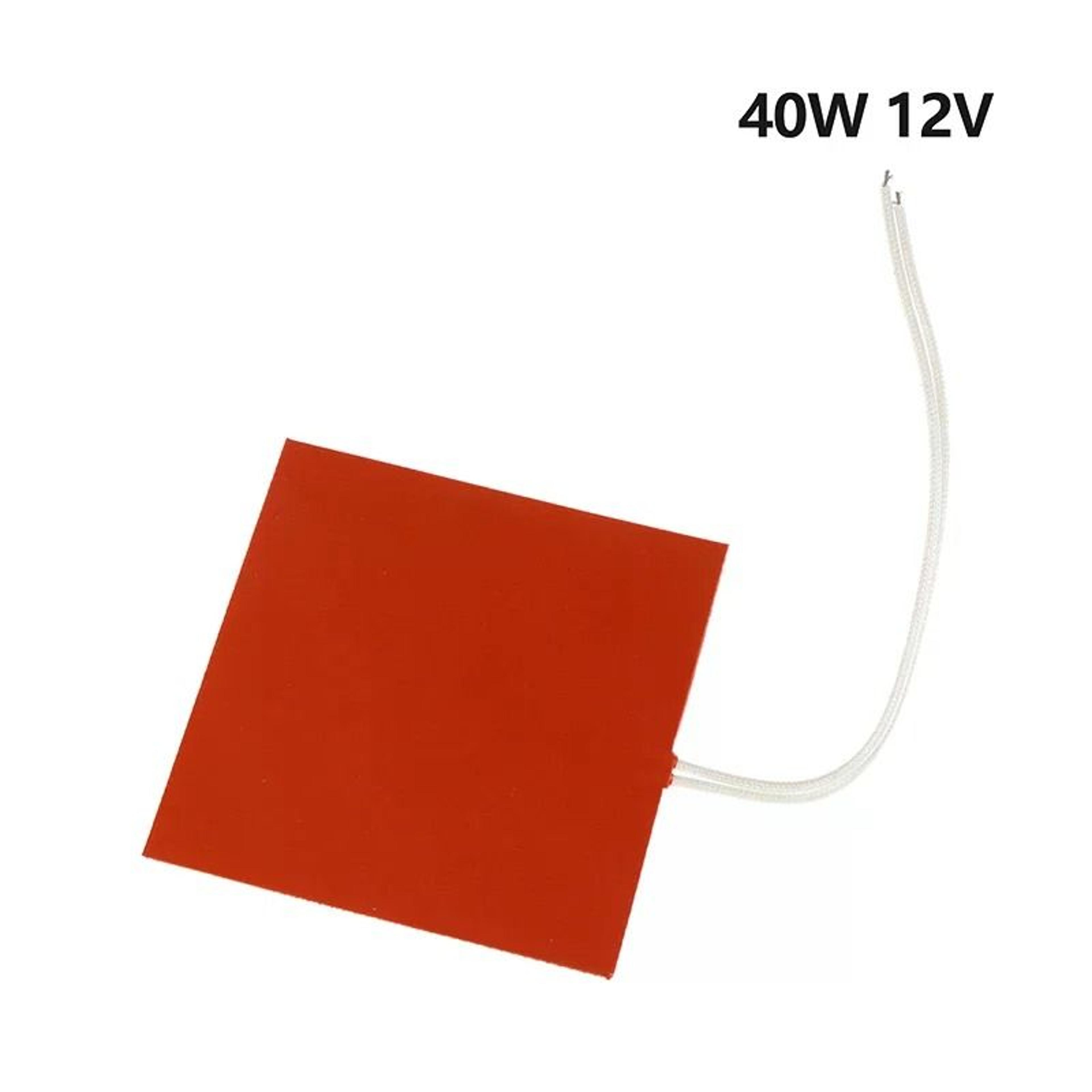 flexible waterproof silicone heating pad (40w / 60w, 12v)