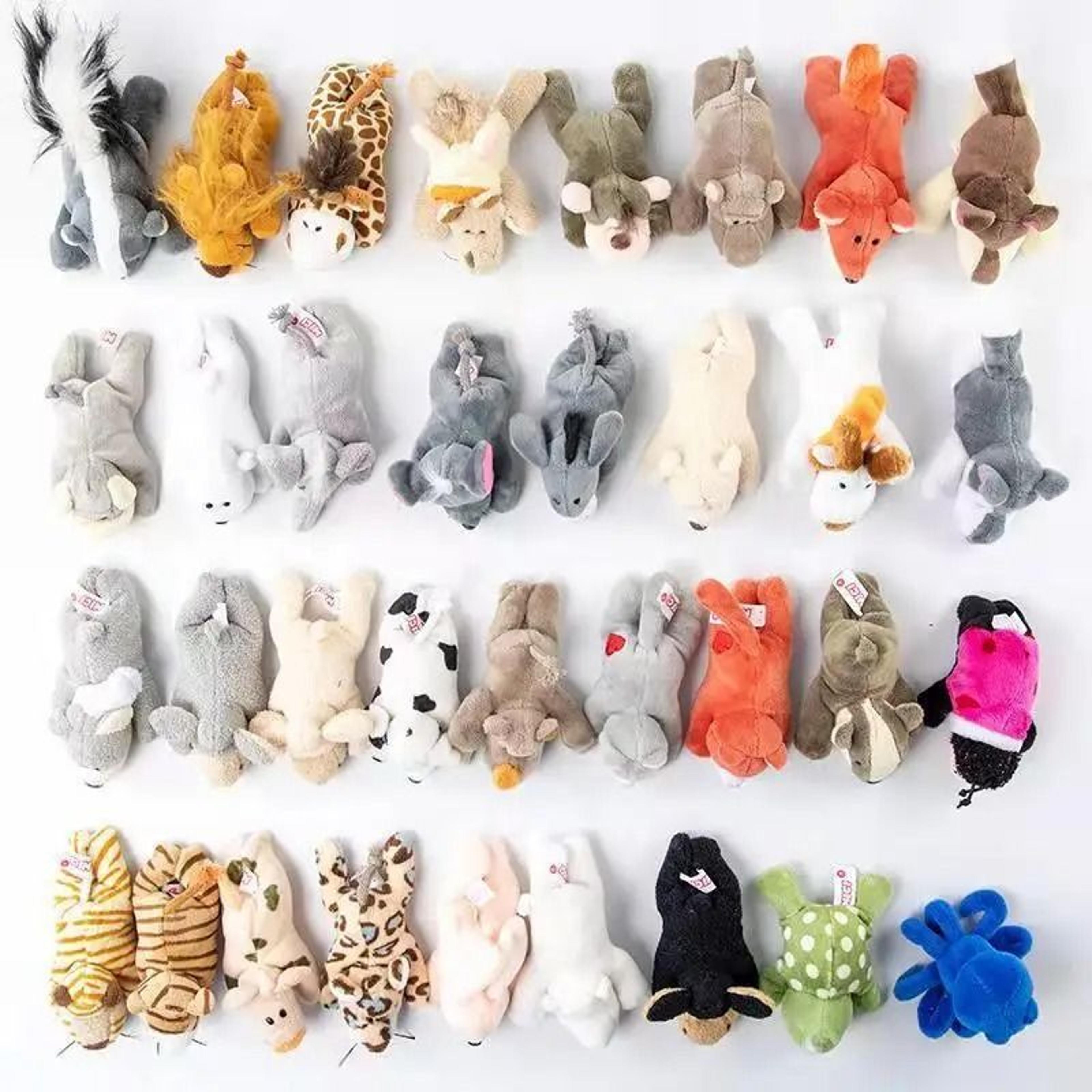 cute plush animal refrigerator magnet (soft plush multi-functional fridge sticker)