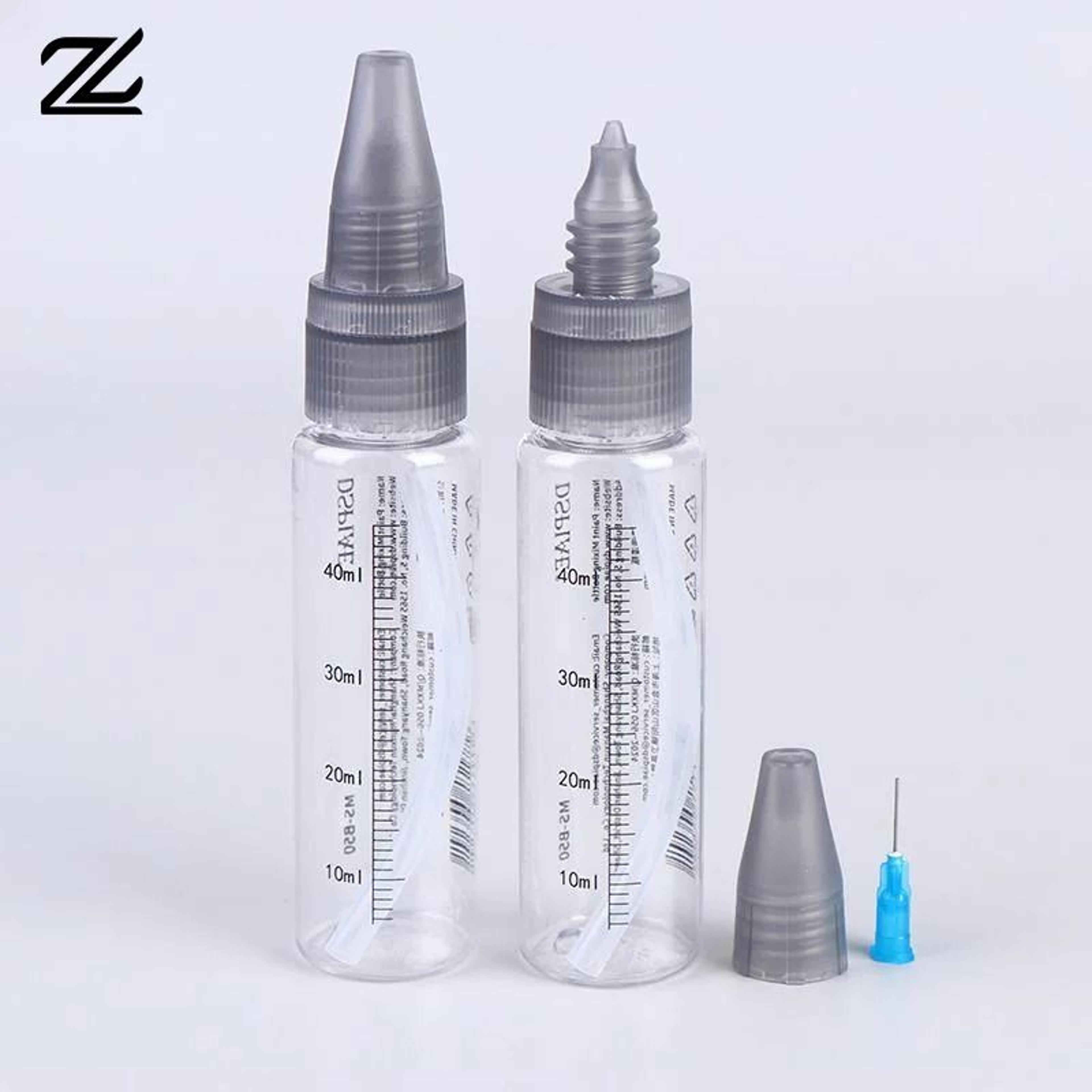 3pcs portable wash-free airbrush paint mixing bottles (hobby craft tool)