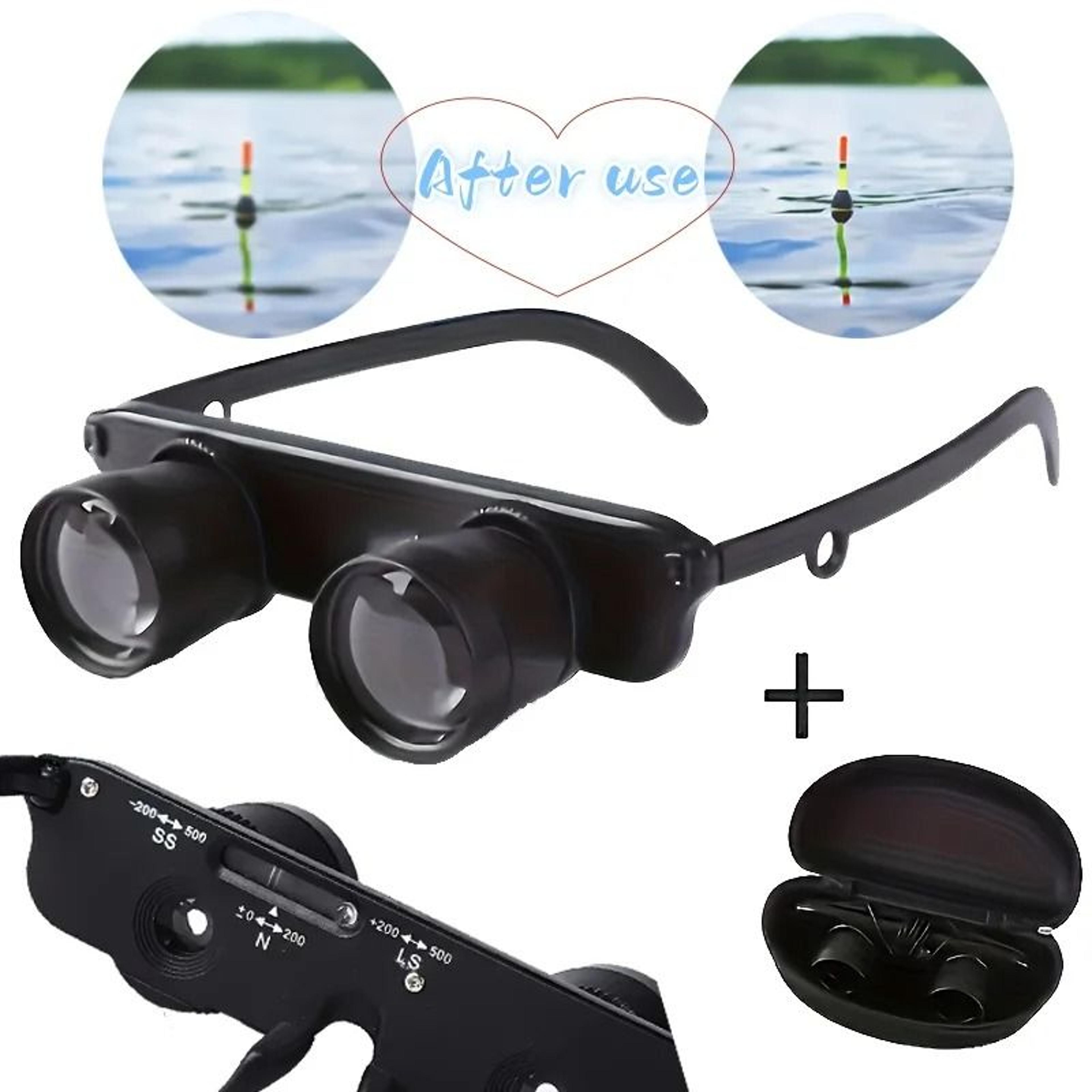 high-definition fishing binoculars glasses with portable storage case