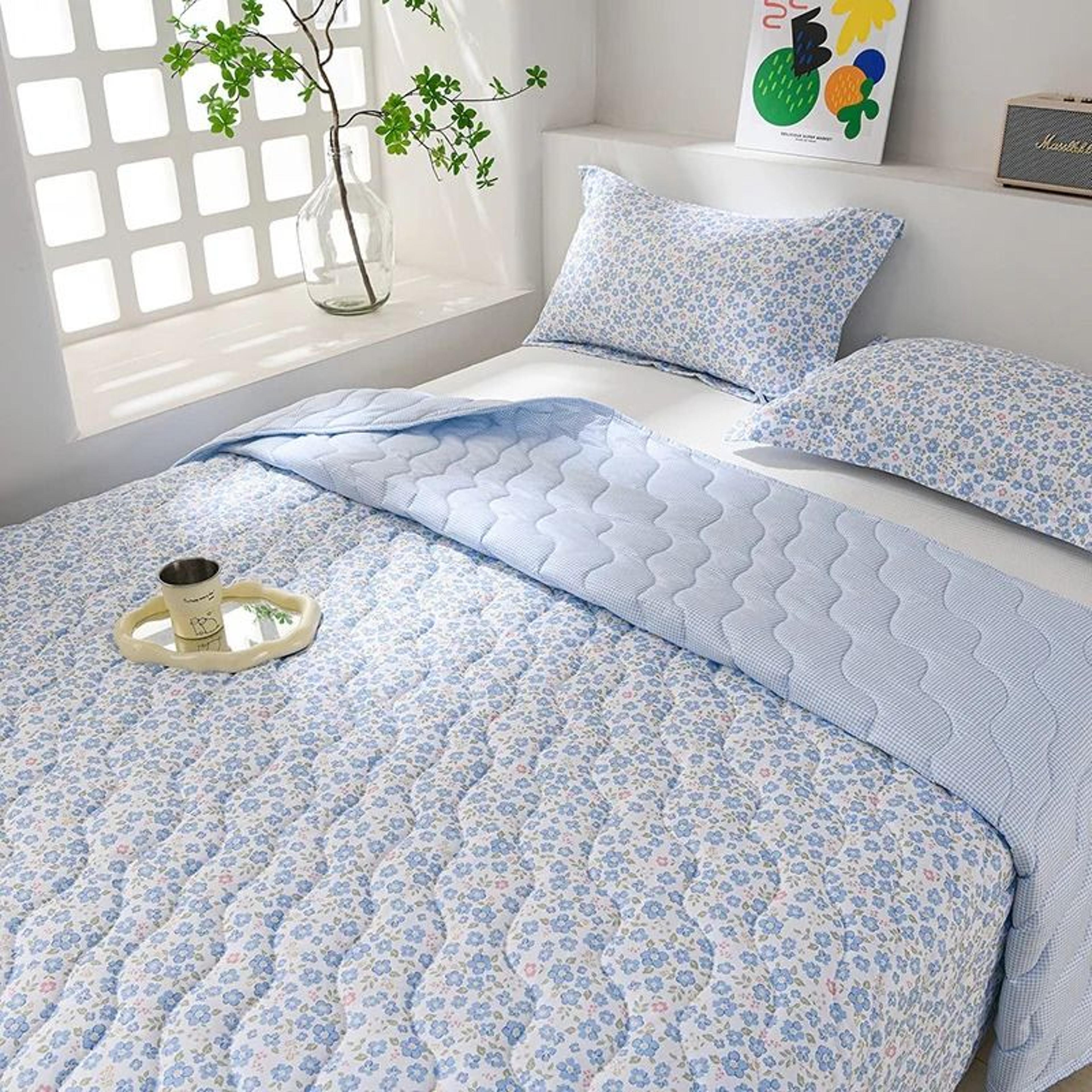 summer thin quilted breathable quilt & soft skin-friendly cooling blanket