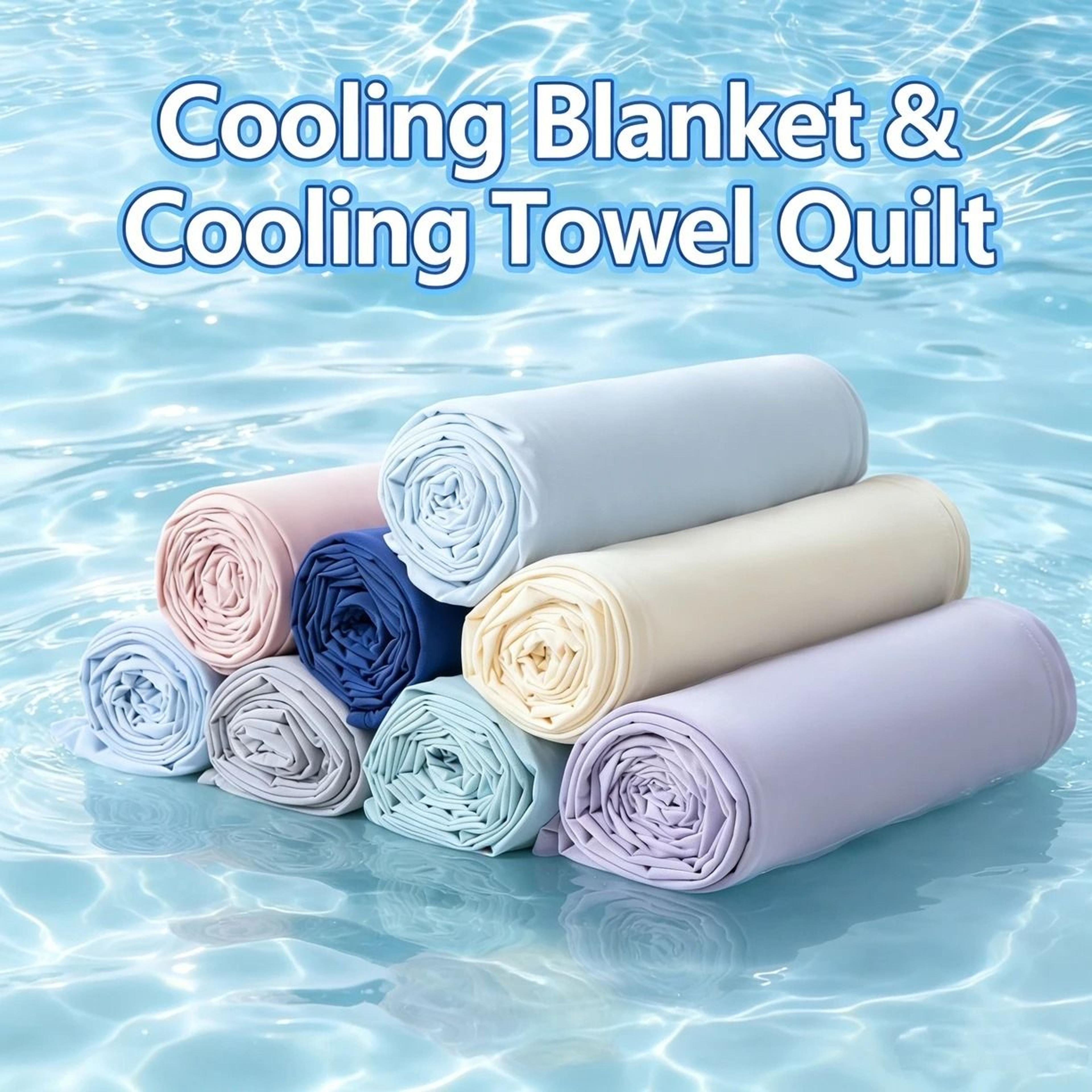 solid cooling silk feeling bed sheet (moisture-absorbing & breathable instant cool sensation)