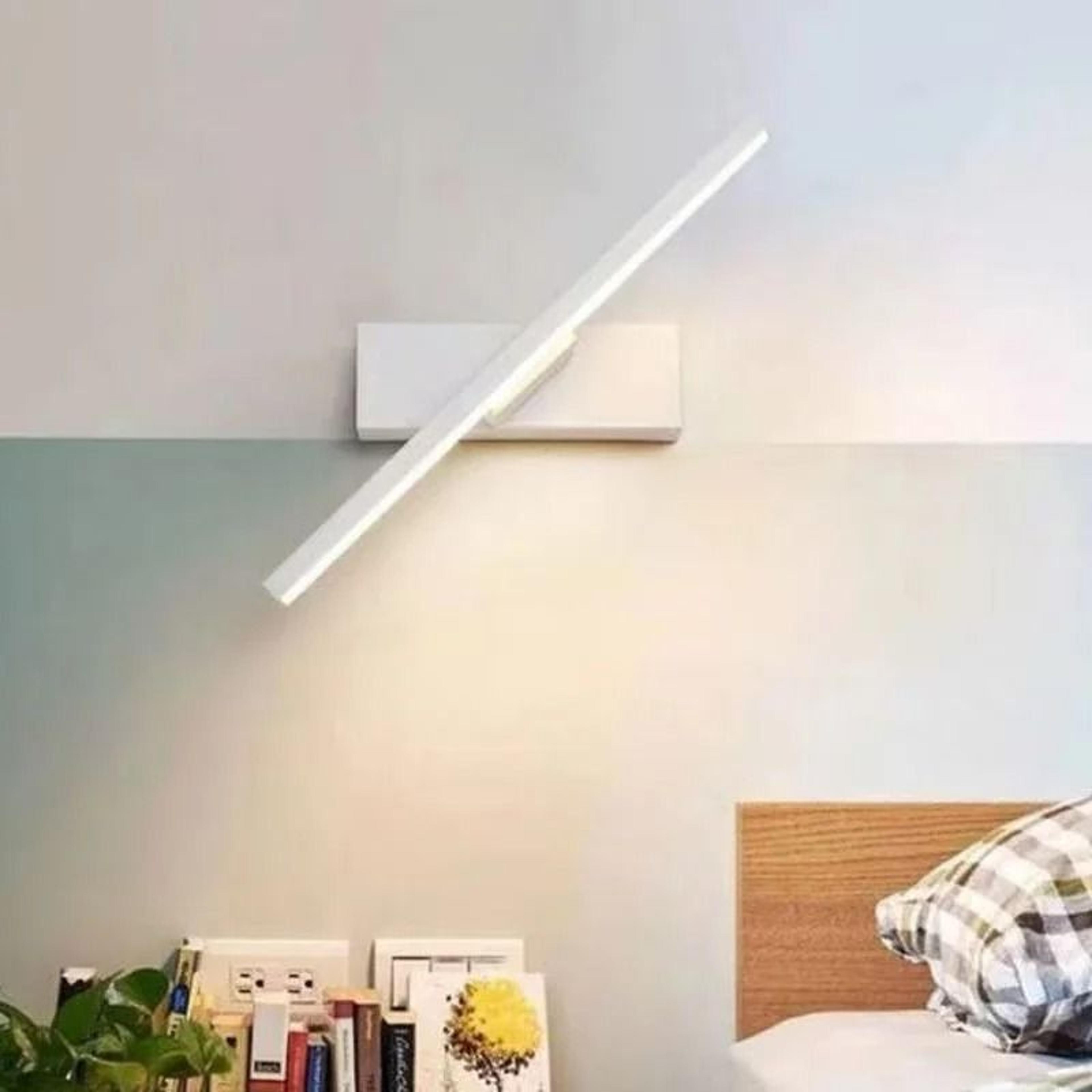 modern rotatable led wall sconce (360 adjustable light for bedroom bedside, bathroom mirror & reading nook)