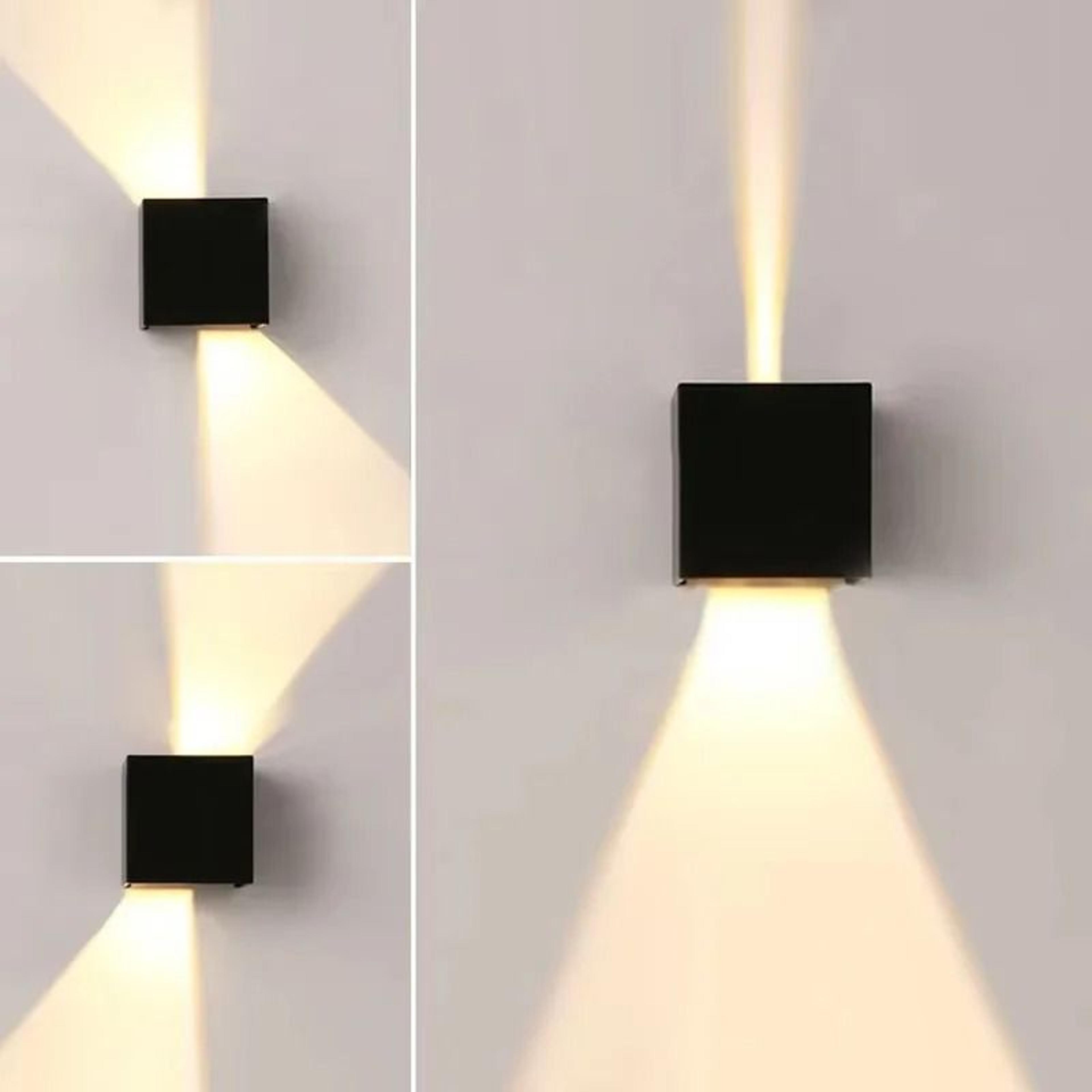 modern rotatable led wall sconce (adjustable swivel light fixture for bedroom bedside, living room & bathroom)