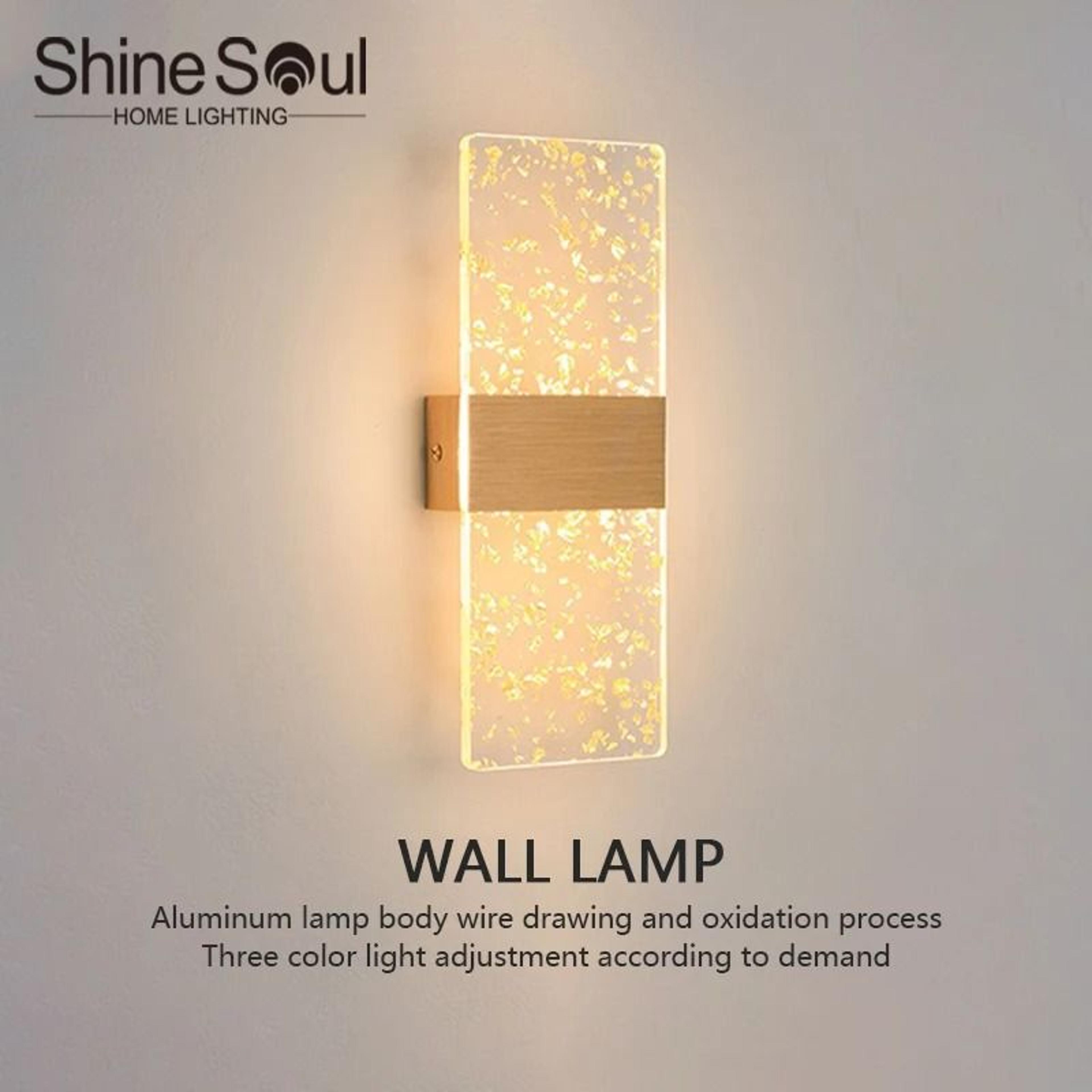modern led indoor wall light (ac85-265v decorative sconce for bedroom, living room, balcony & corridor)