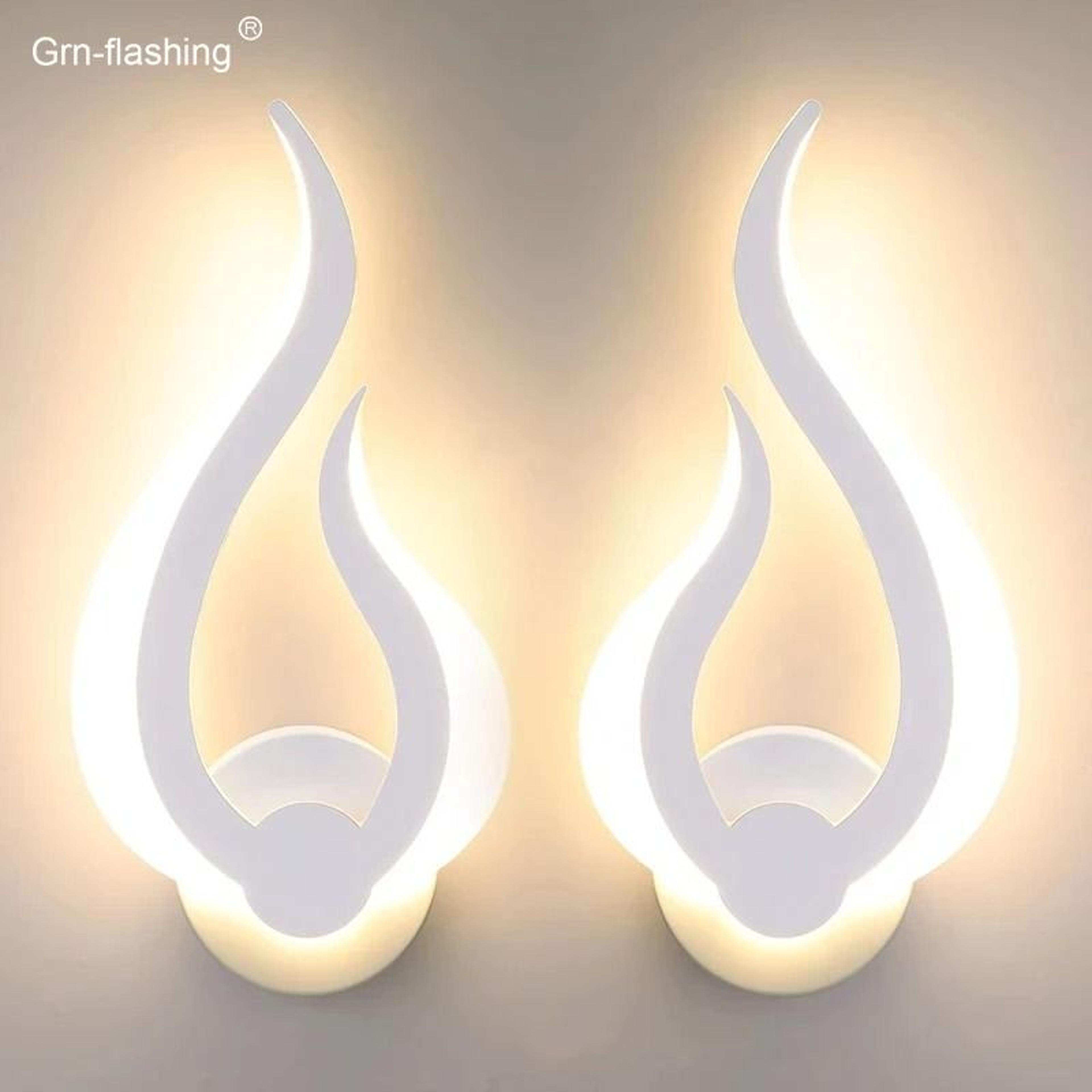 touch led modern acrylic wall lamp for bedroom & corridor