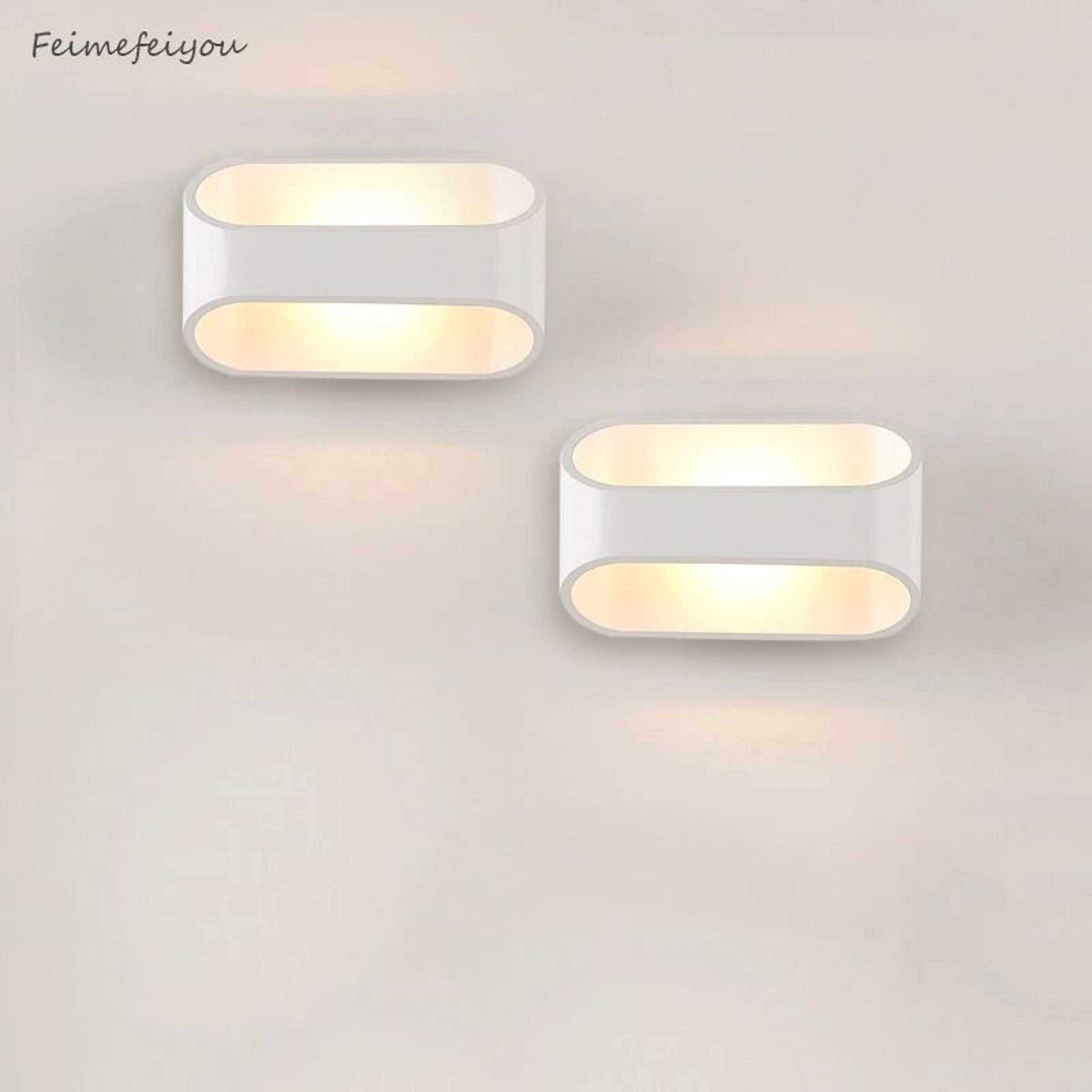 modern aluminum led wall lamp sconce for bedroom & mirror light