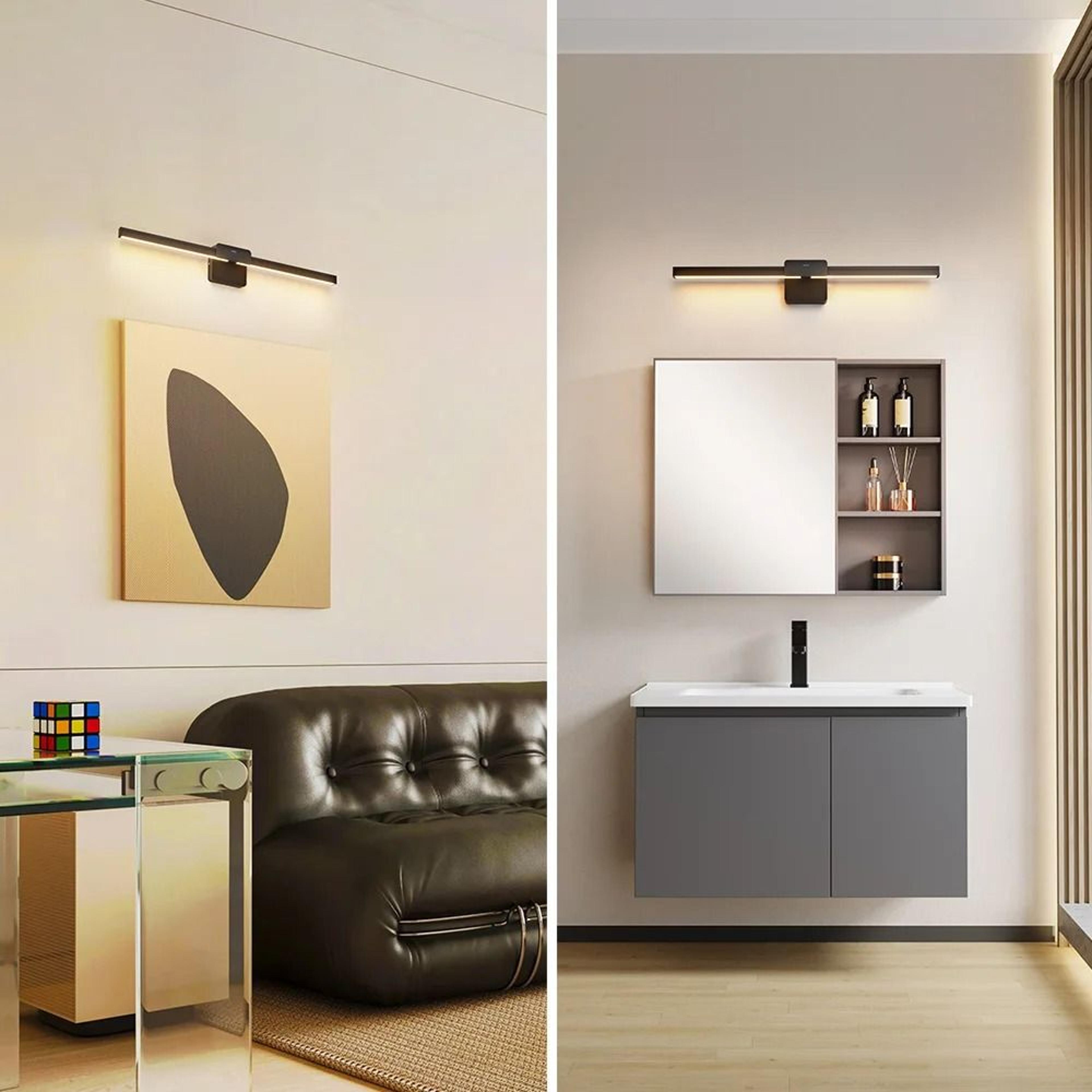 aisilan led mirror front light & line painting mural wall spotlight