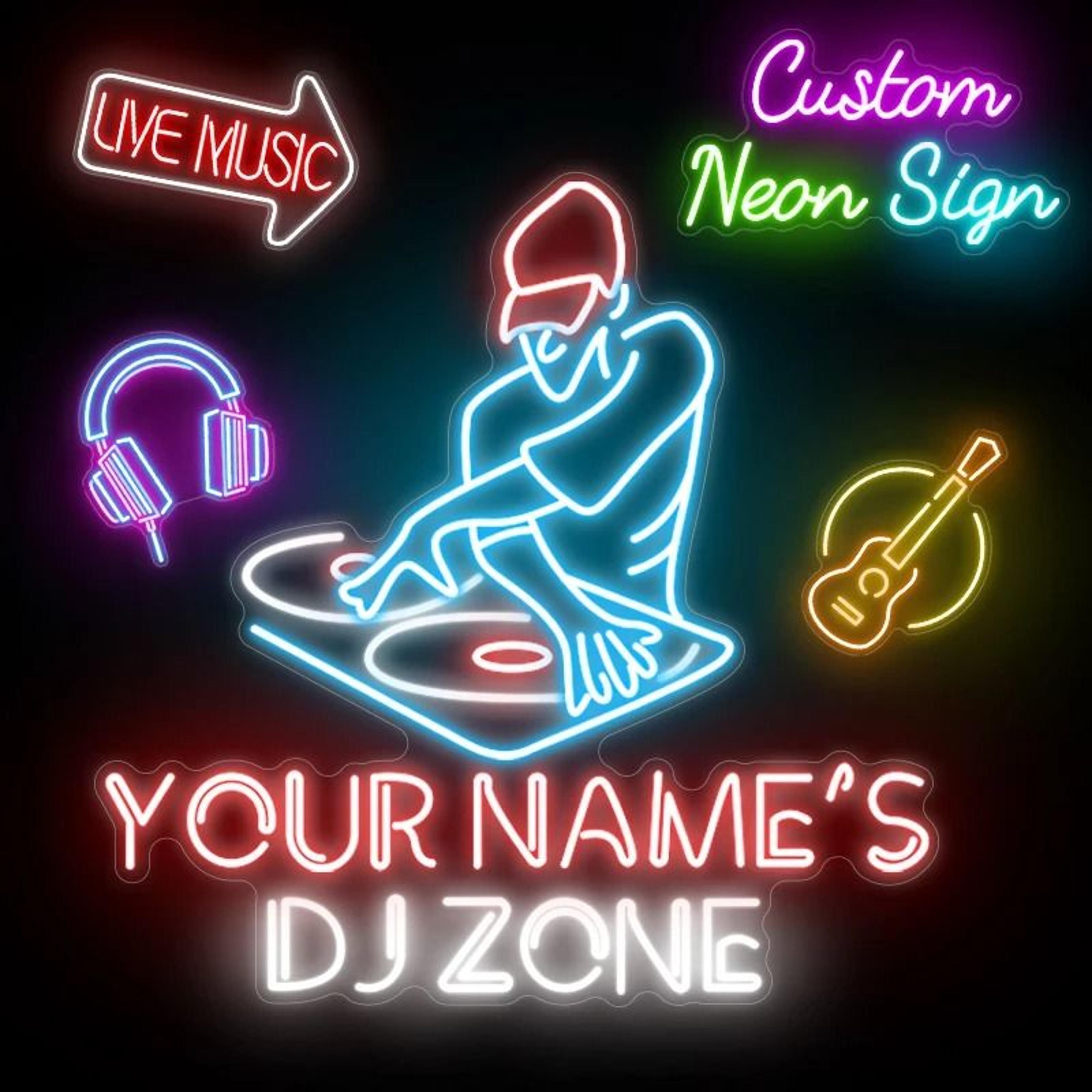 customized personalized led neon sign (name, logo & event wall decor)
