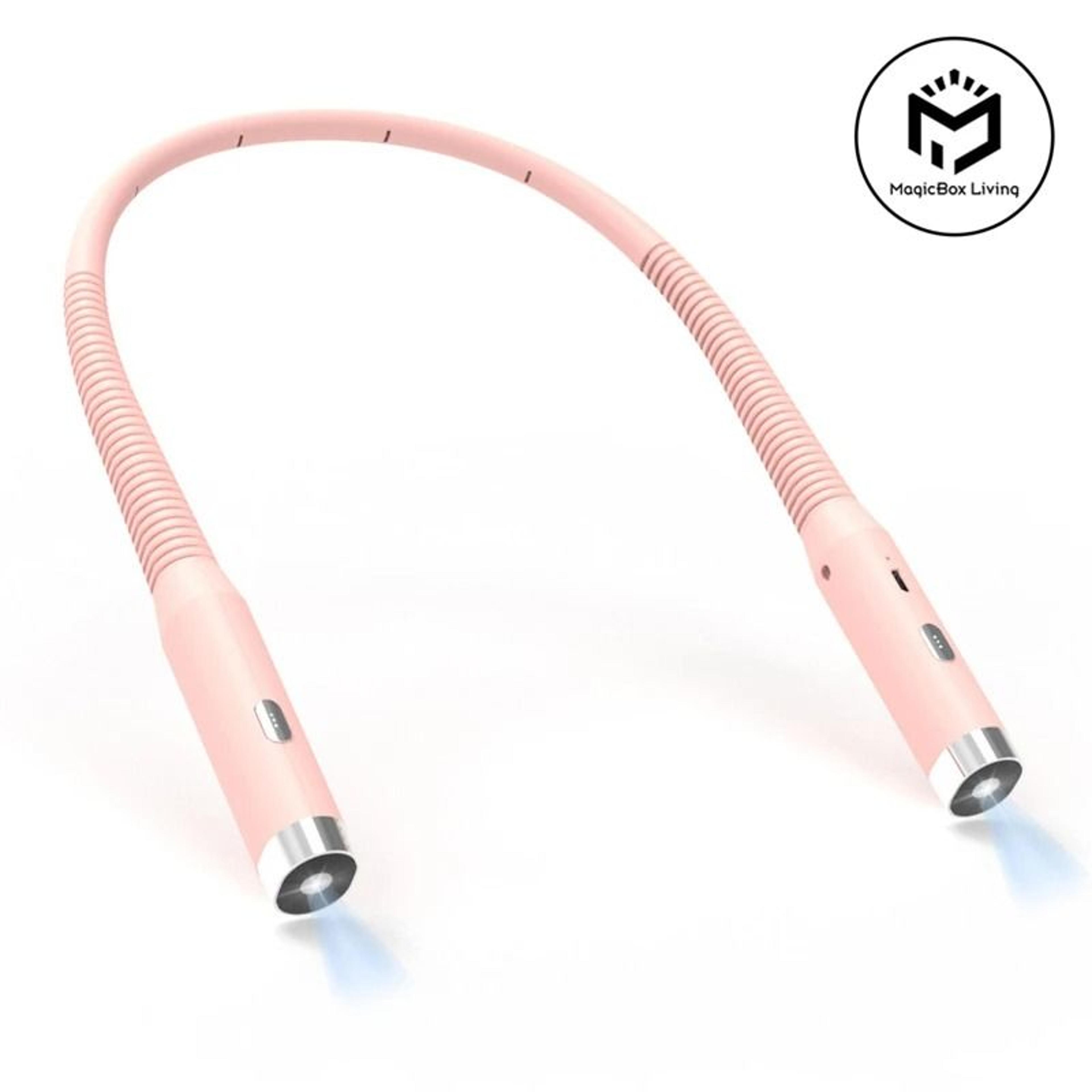 hands-free rechargeable led neck reading light (3 modes portable hug lamp)