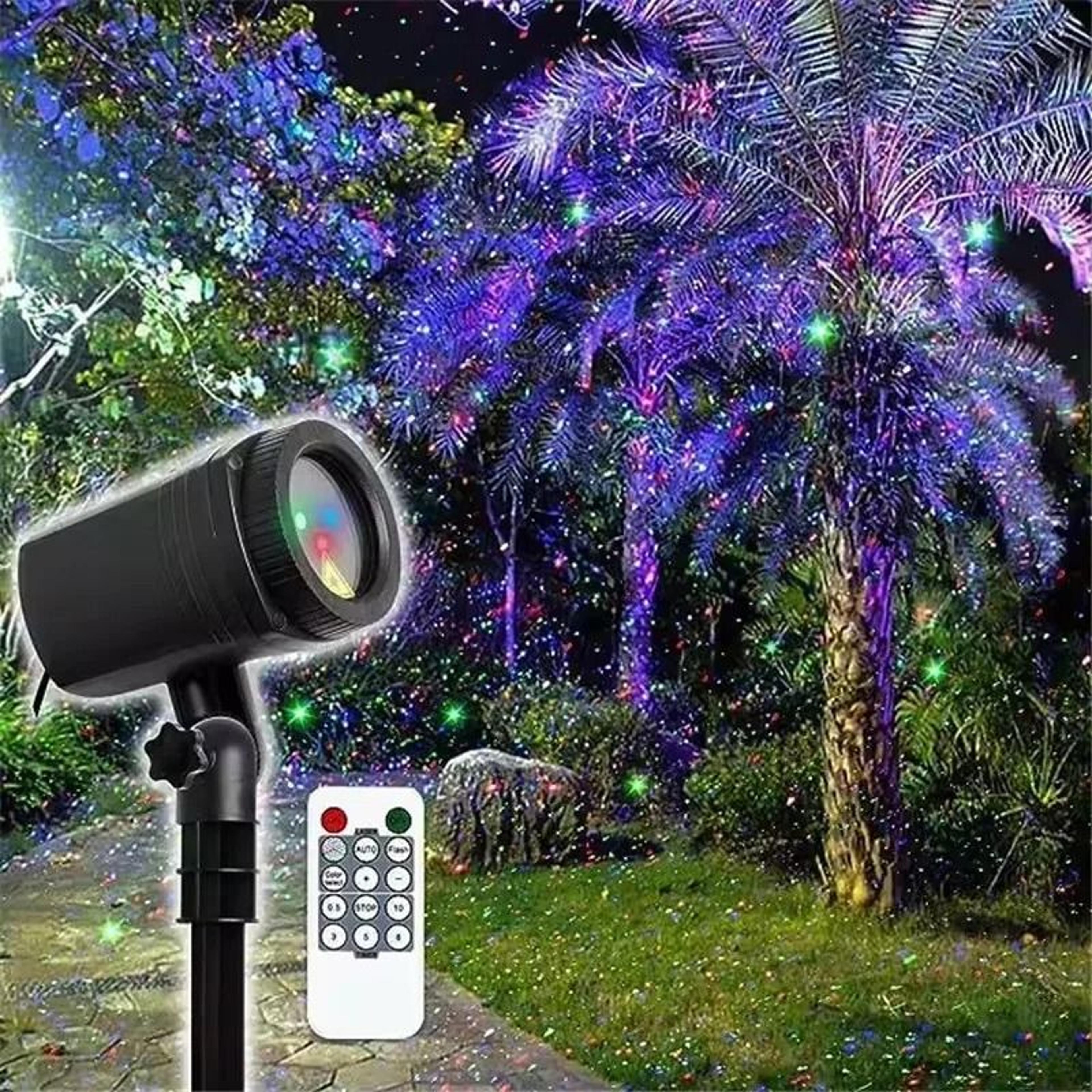 outdoor ip65 waterproof laser firefly lawn light (moving christmas & holiday decor projector)