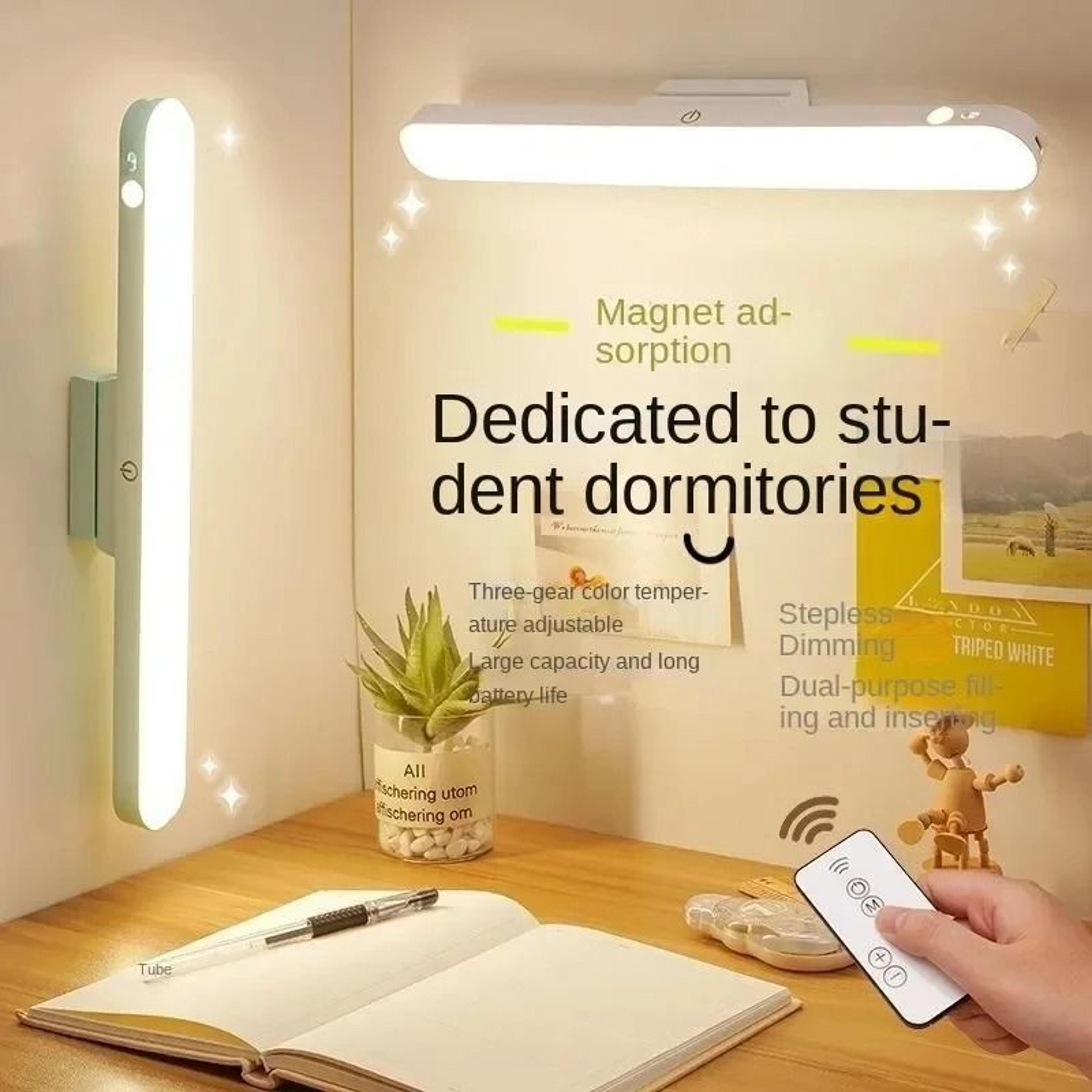 magnetic eye-protection led desk lamp (remote control usb rechargeable student reading light)