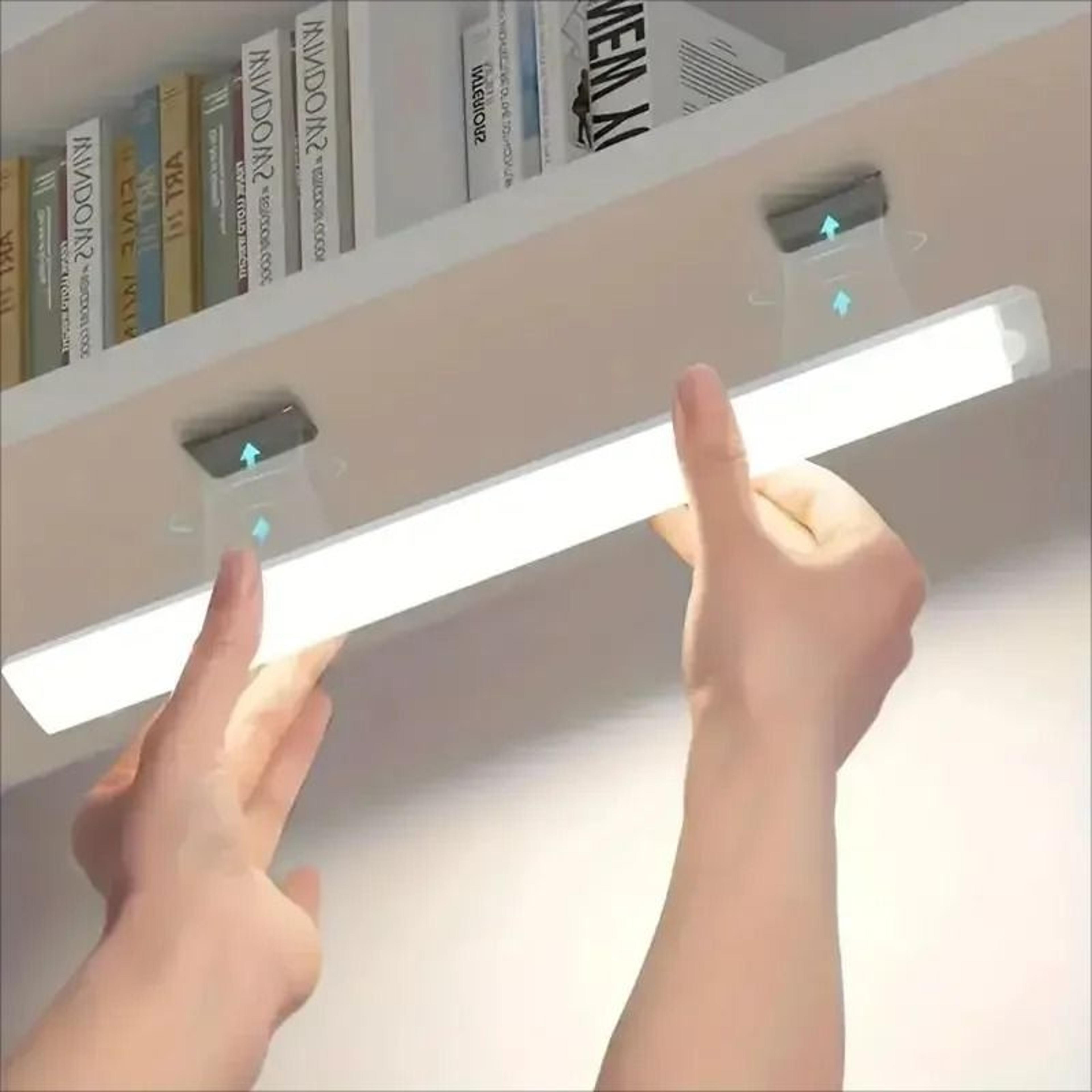 wireless led motion sensor night light (usb rechargeable kitchen cabinet & staircase lamp)