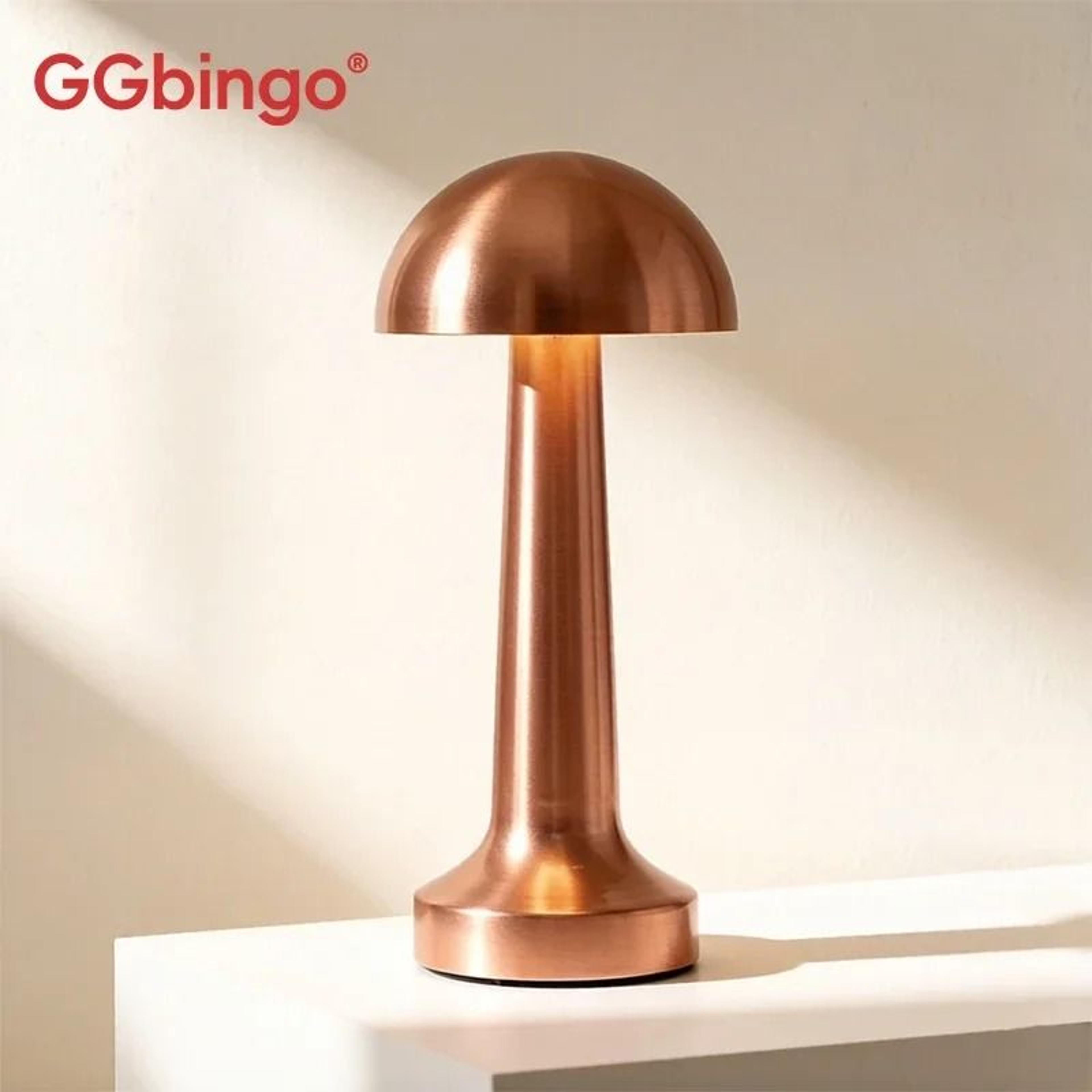 ggbingo 3-color retro rechargeable led table lamp for home & cafe decor