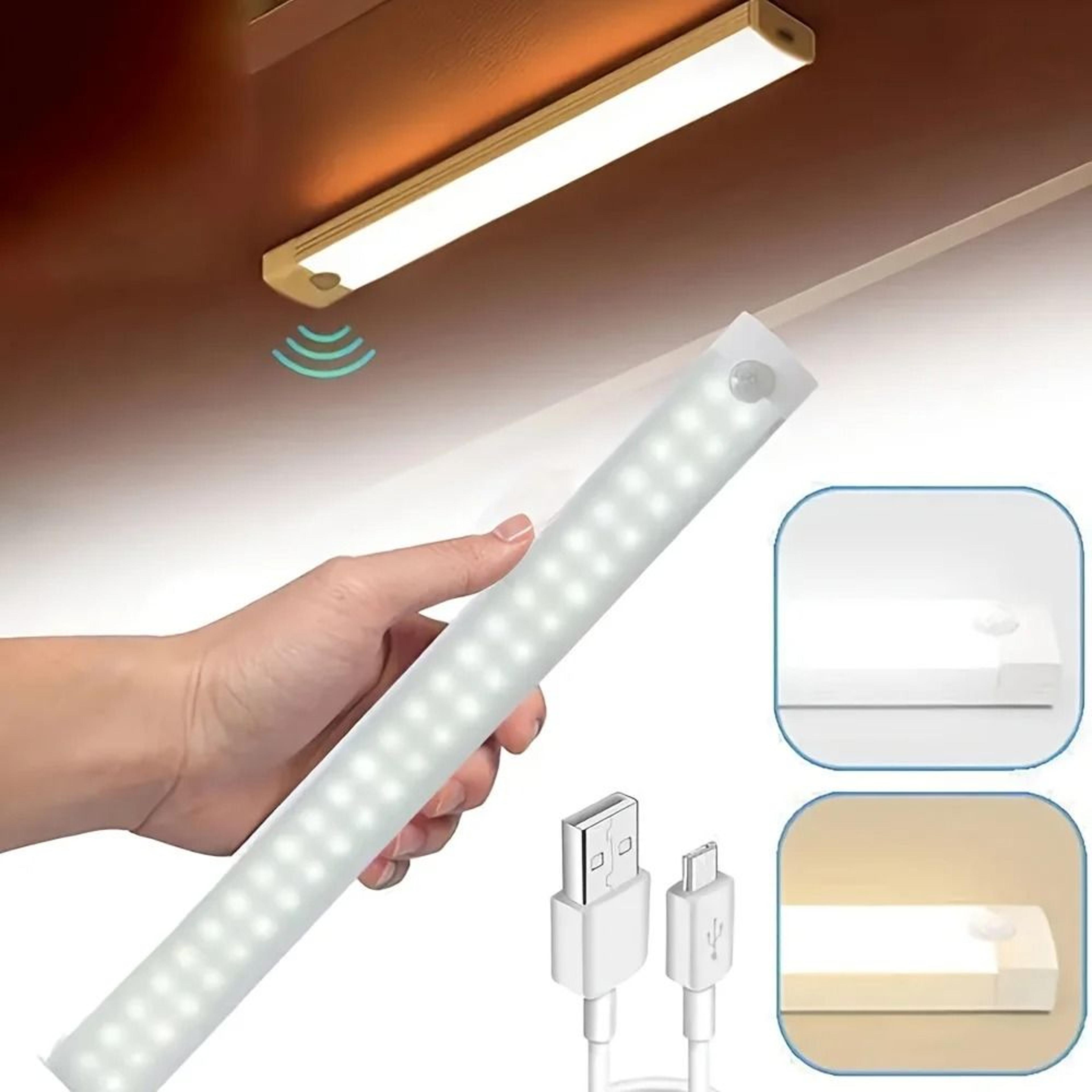 wireless motion sensor led cabinet night light for kitchen, wardrobe & hallway