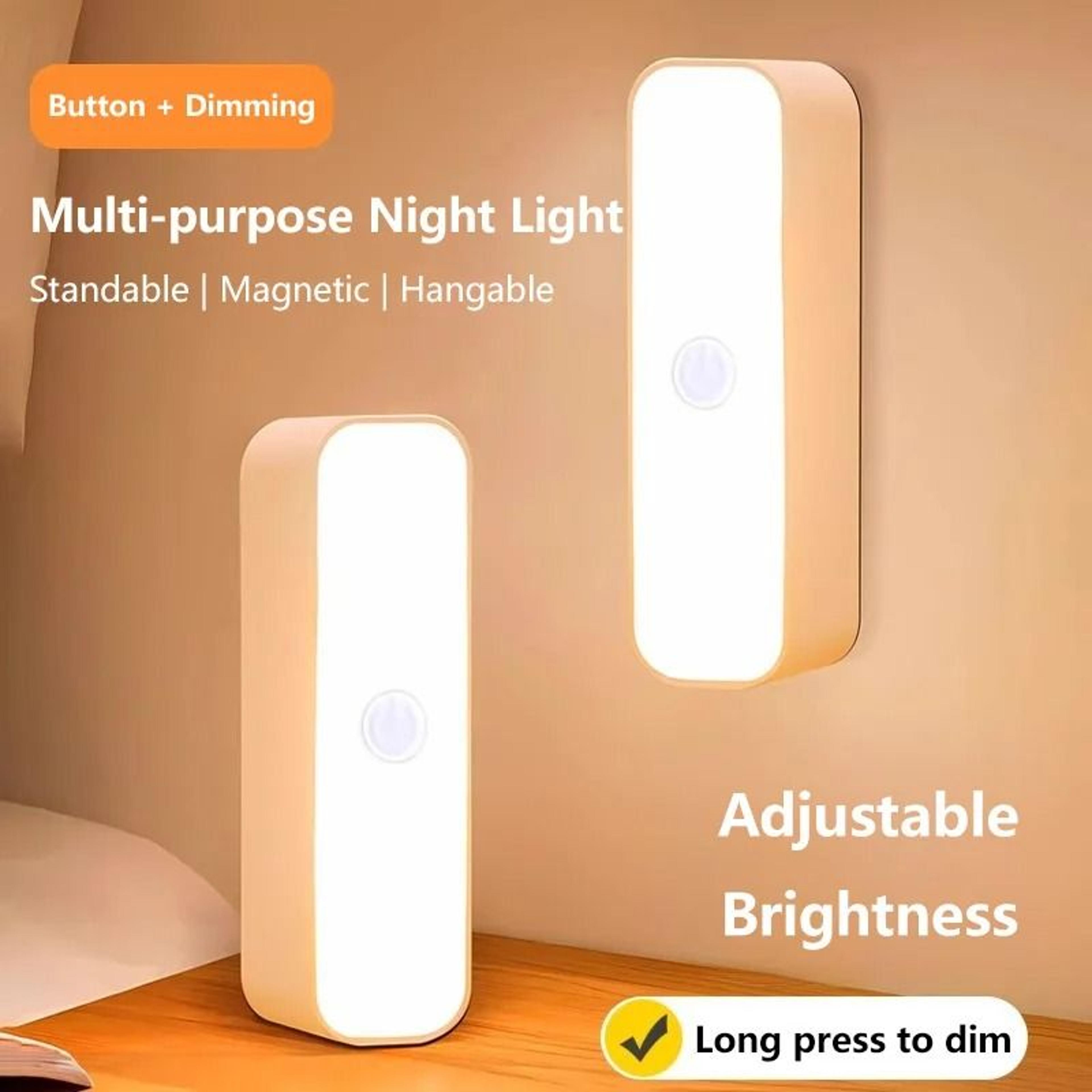 magnetic charging creative 3-color wireless eye-protection led night light