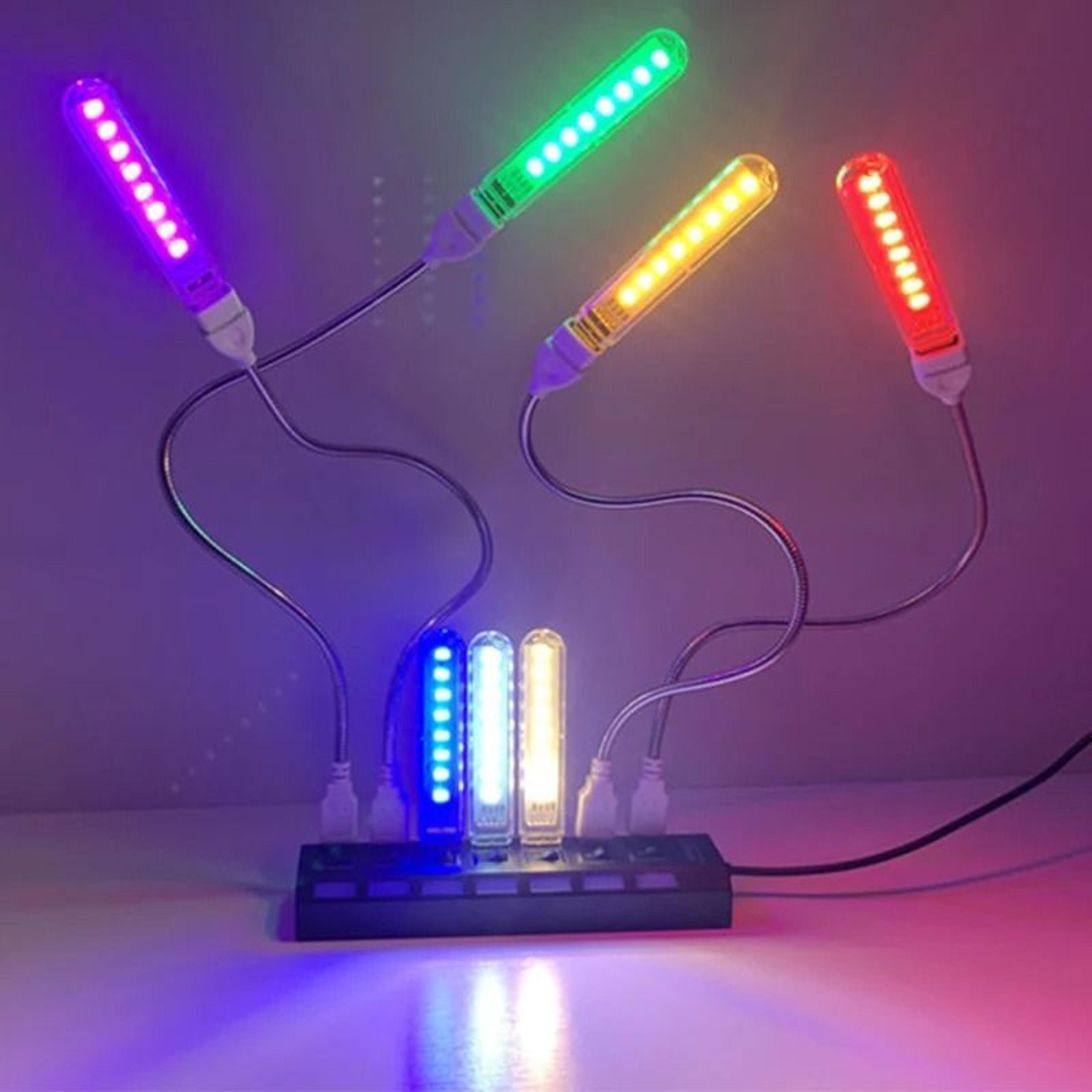 mini usb plug-in led night light (dc5v 8-led eye-protection desk & reading lamp)