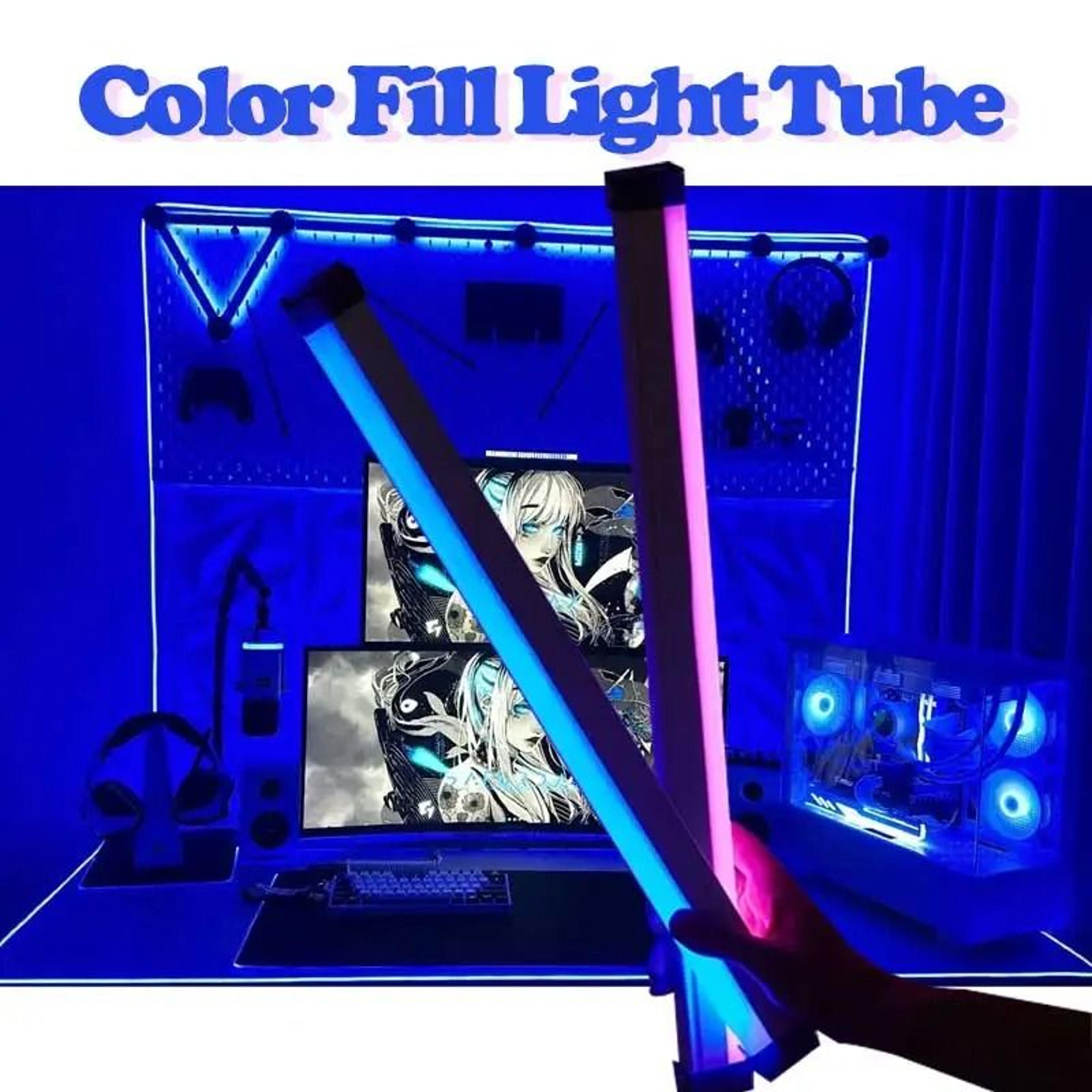 handheld rgb colorful led tube light (portable usb photo fill light & wand)