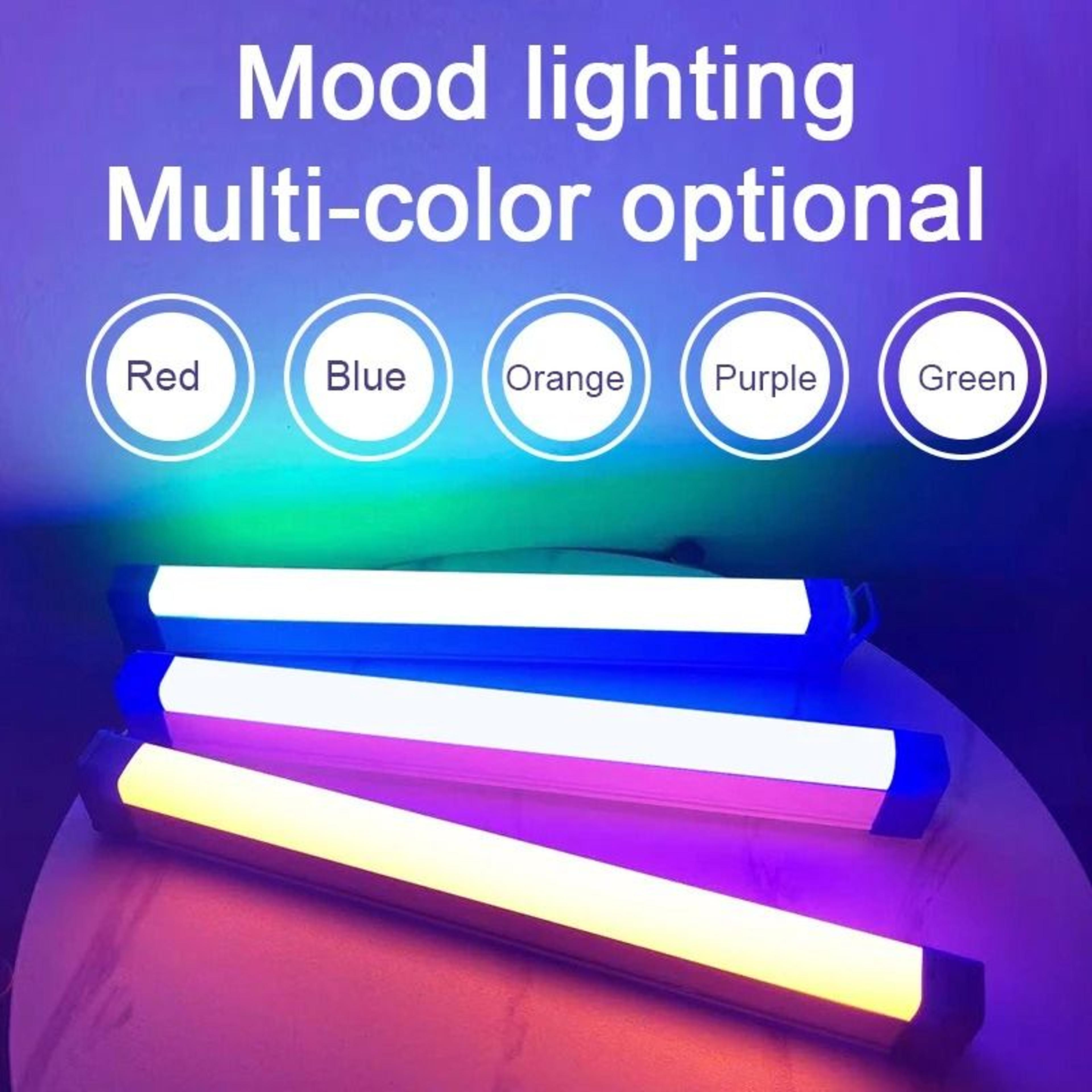 handheld colorful rgb led atmosphere night lamp (rechargeable photo fill light & room decor)