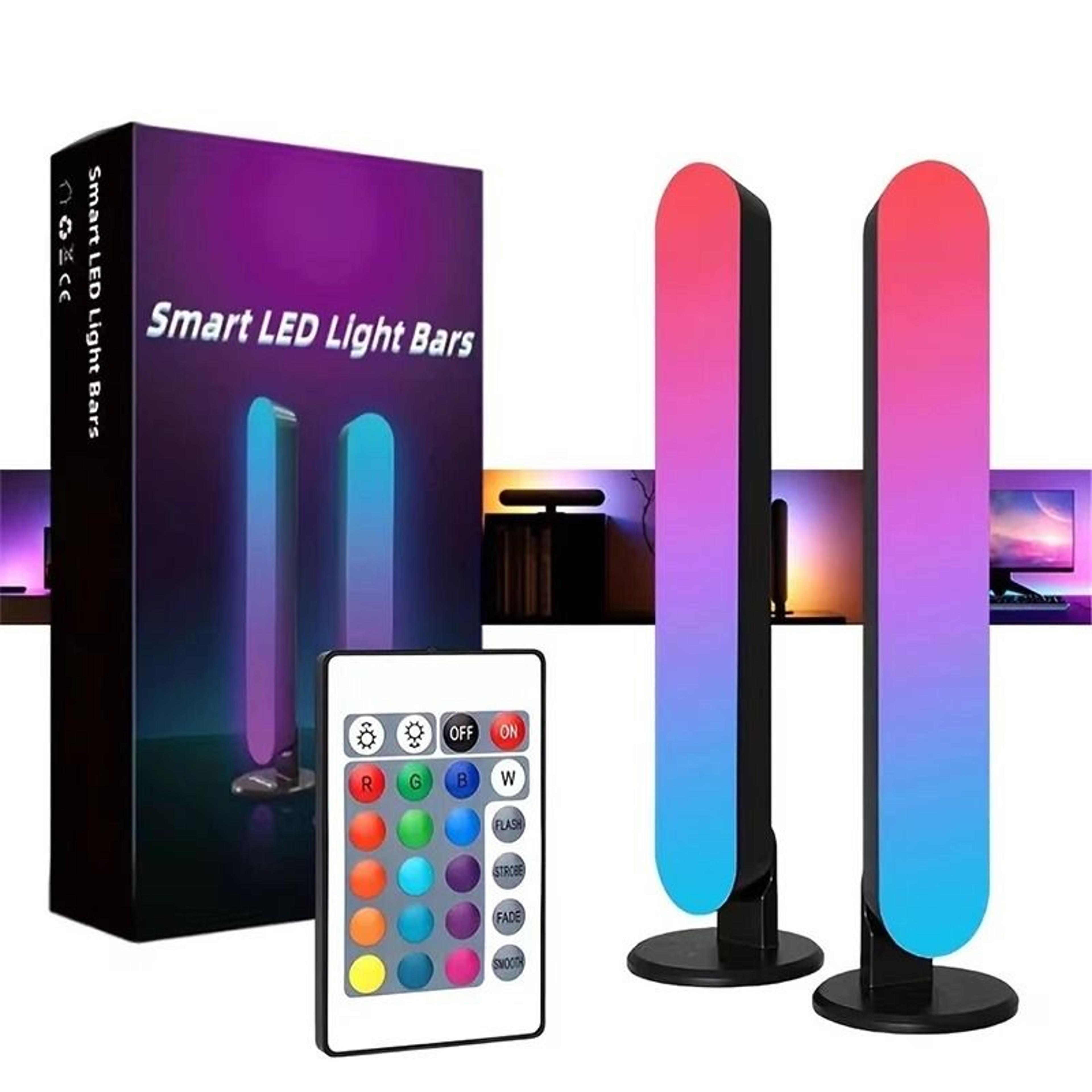 upgraded rgb music rhythm pickup light bar (rechargeable sound-reactive led desktop atmosphere lamp)