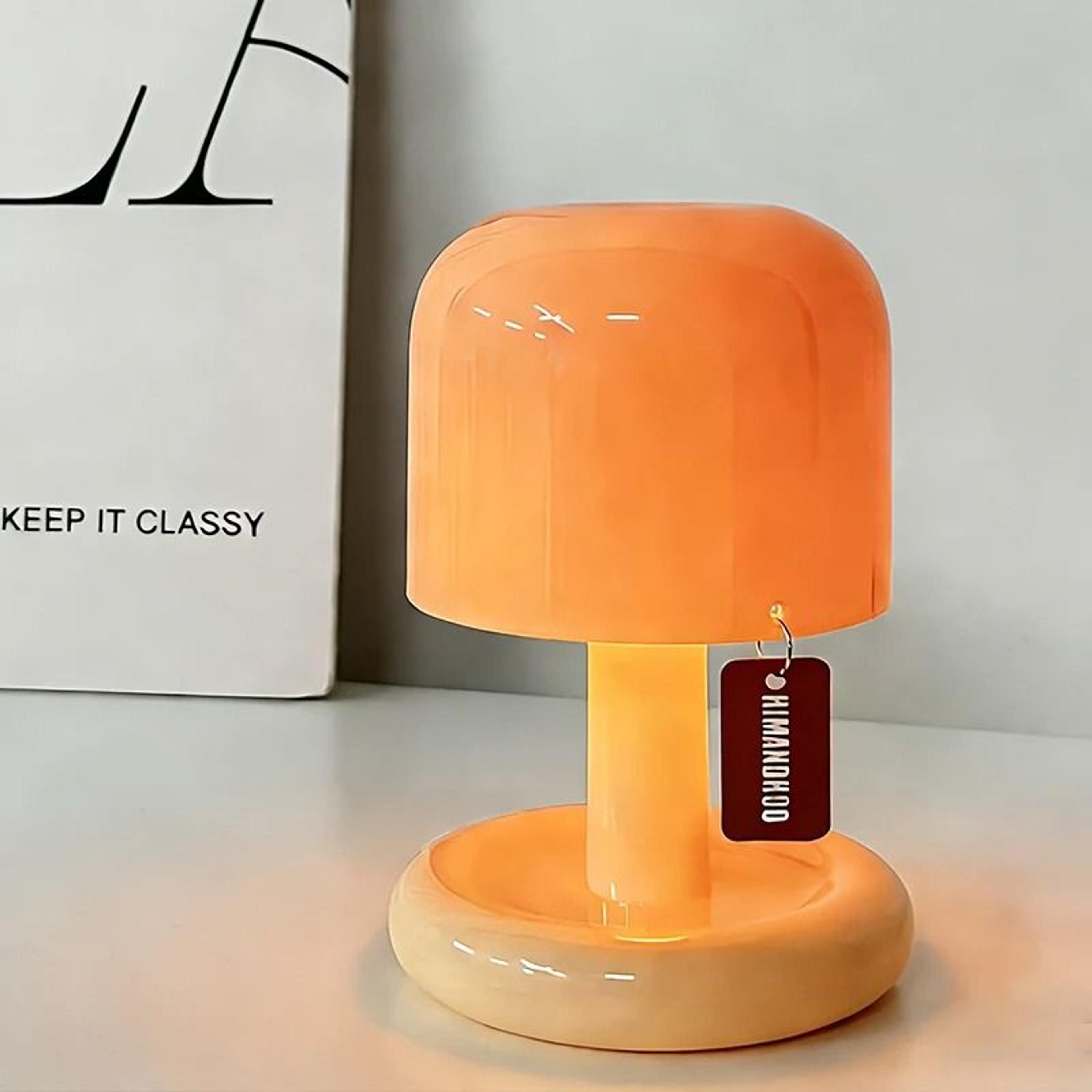 mini rechargeable sunset projection night light (portable led desk atmosphere lamp for bedroom & bar)