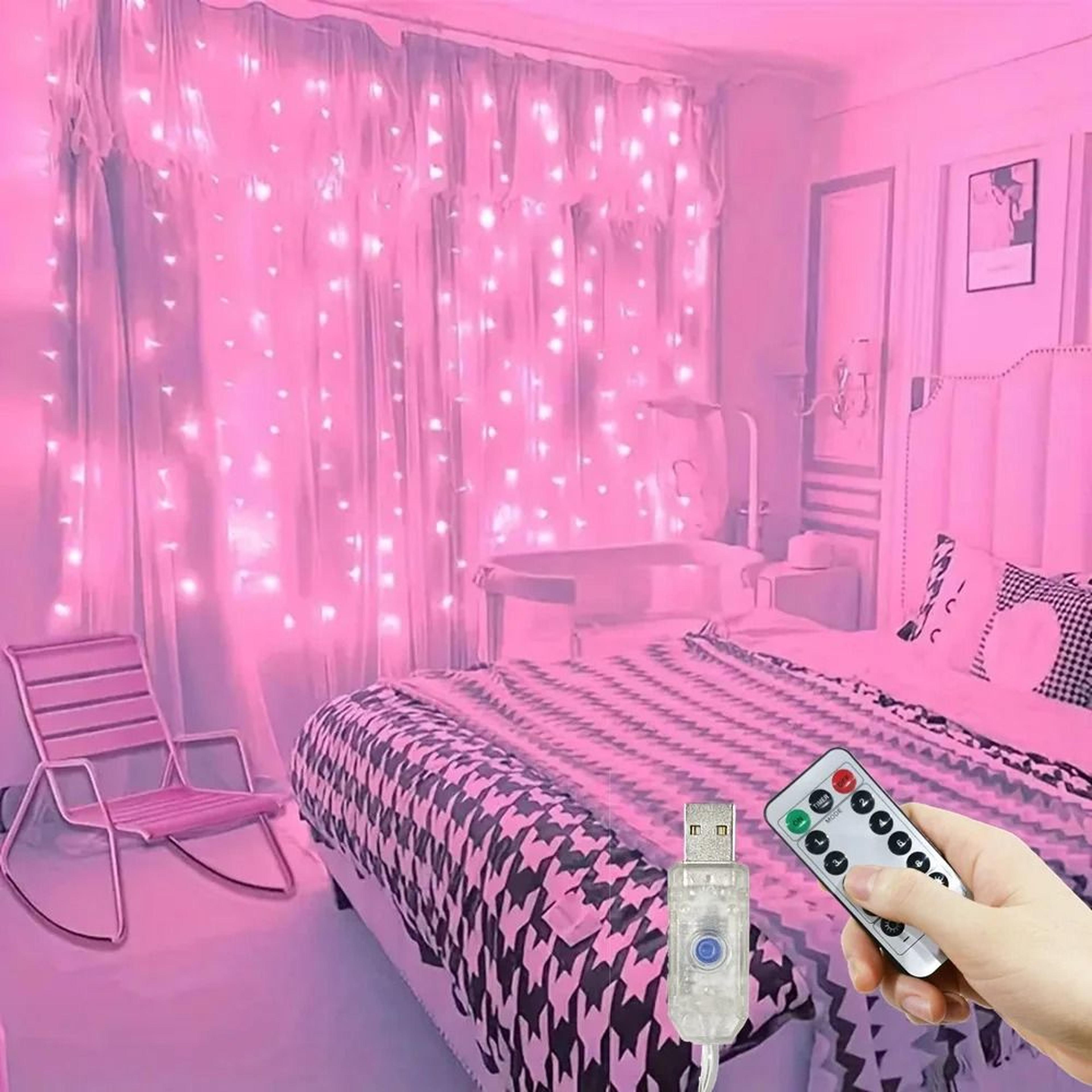 multi-size usb led curtain fairy string lights (3m/4m/6m) for ramadan & festive decor