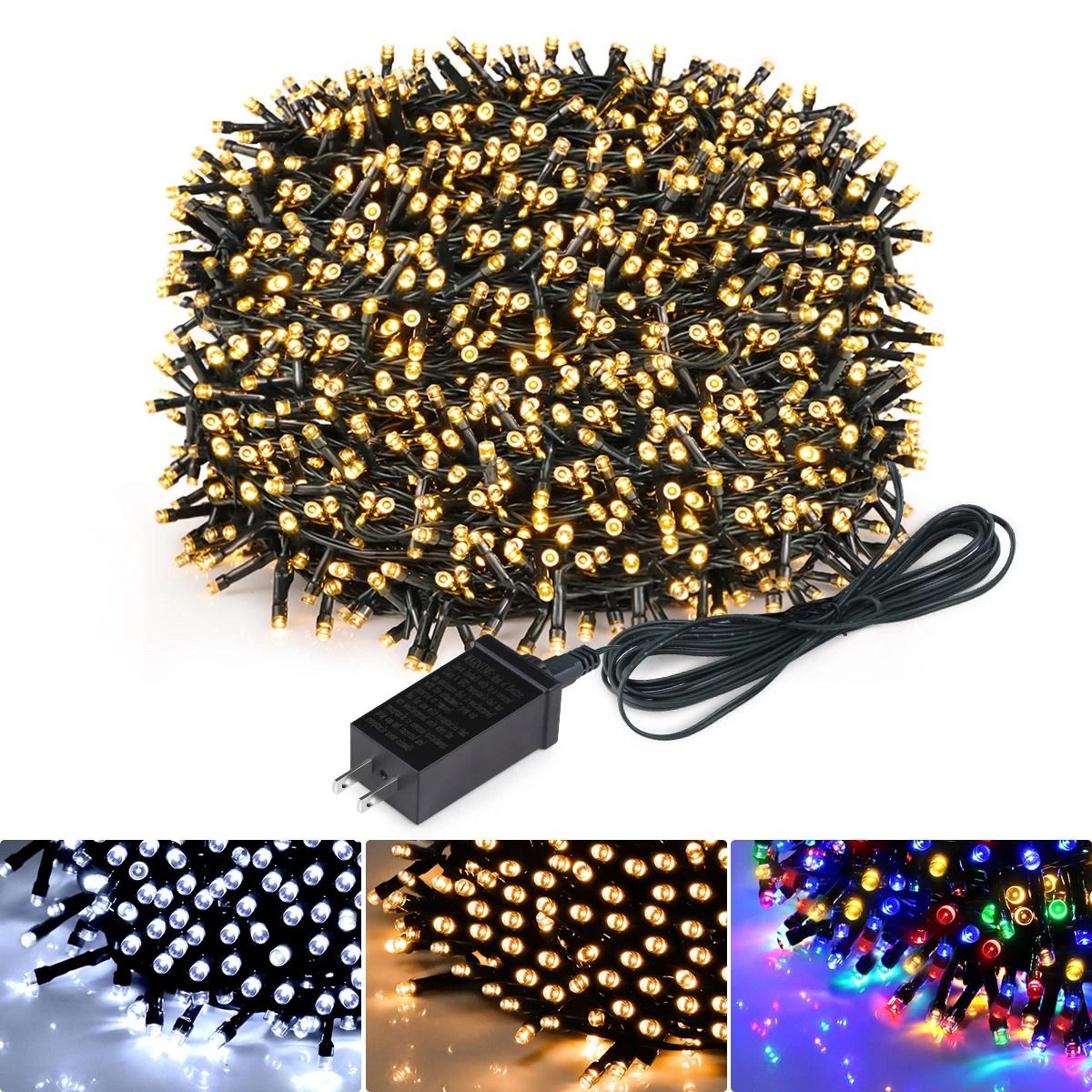 24v outdoor led christmas fairy string lights for garden & holiday decor
