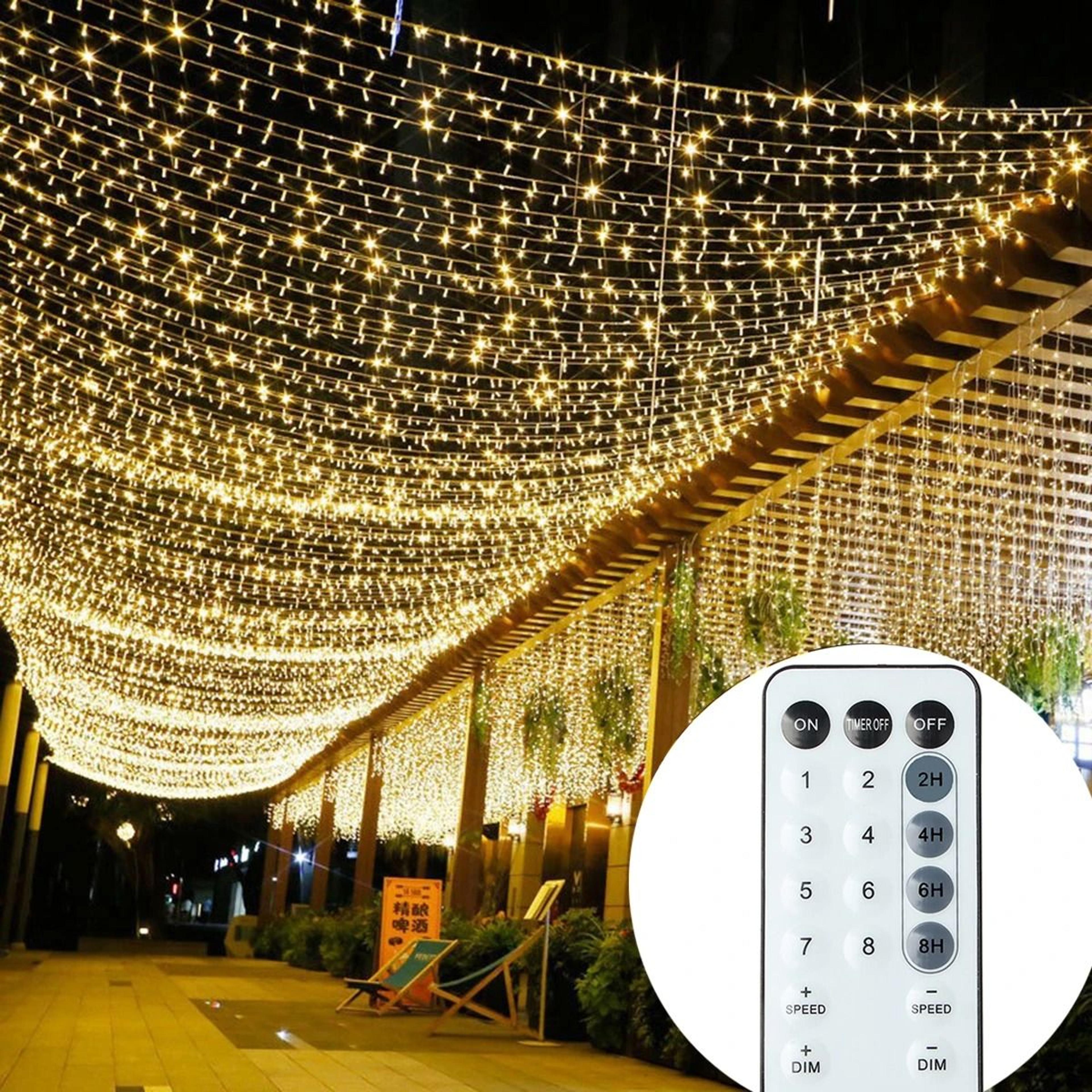 100m outdoor led fairy string lights (waterproof christmas garland lamp for home, street & garden decor)