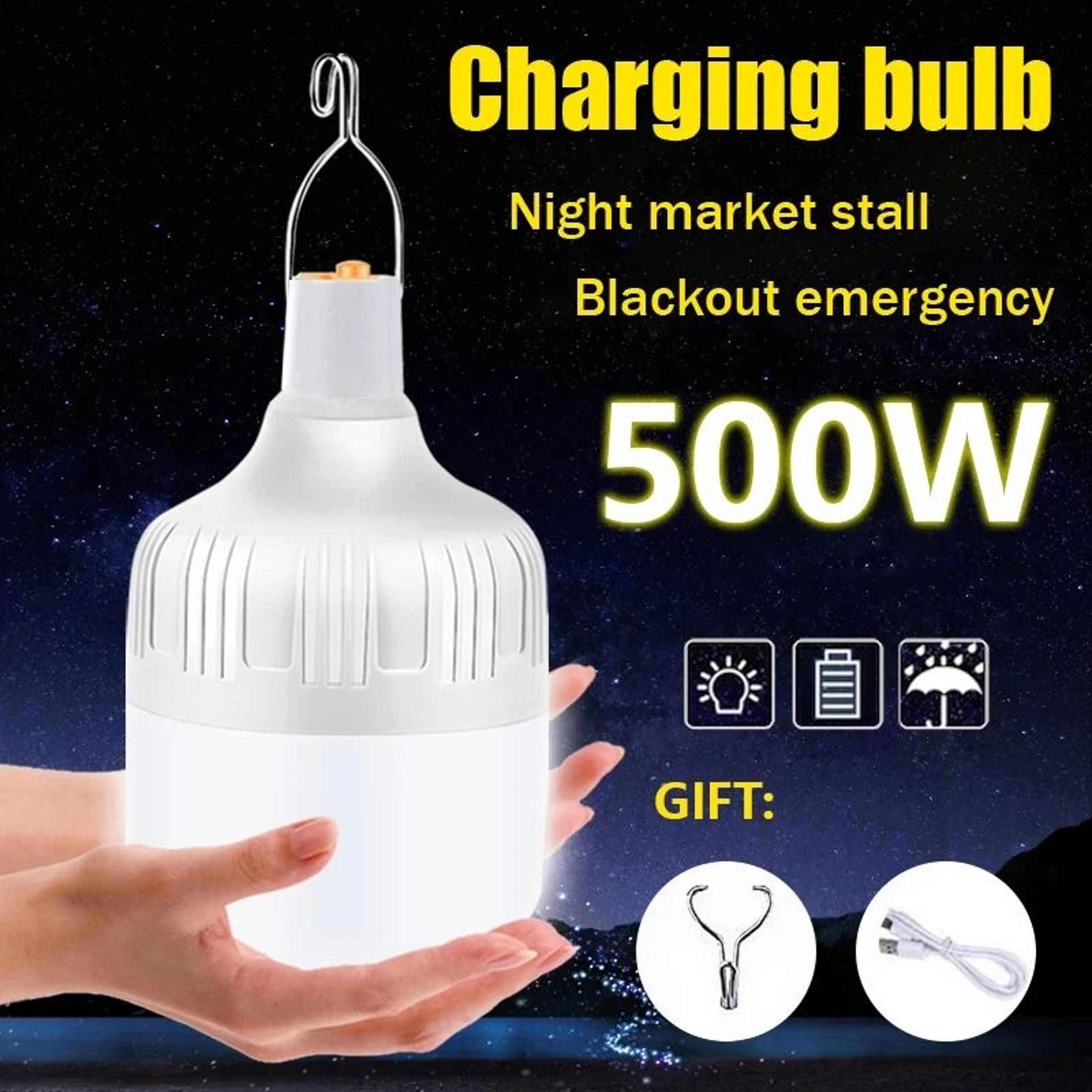 portable usb rechargeable led emergency light bulb (high-power camping lantern & bbq tent lamp)