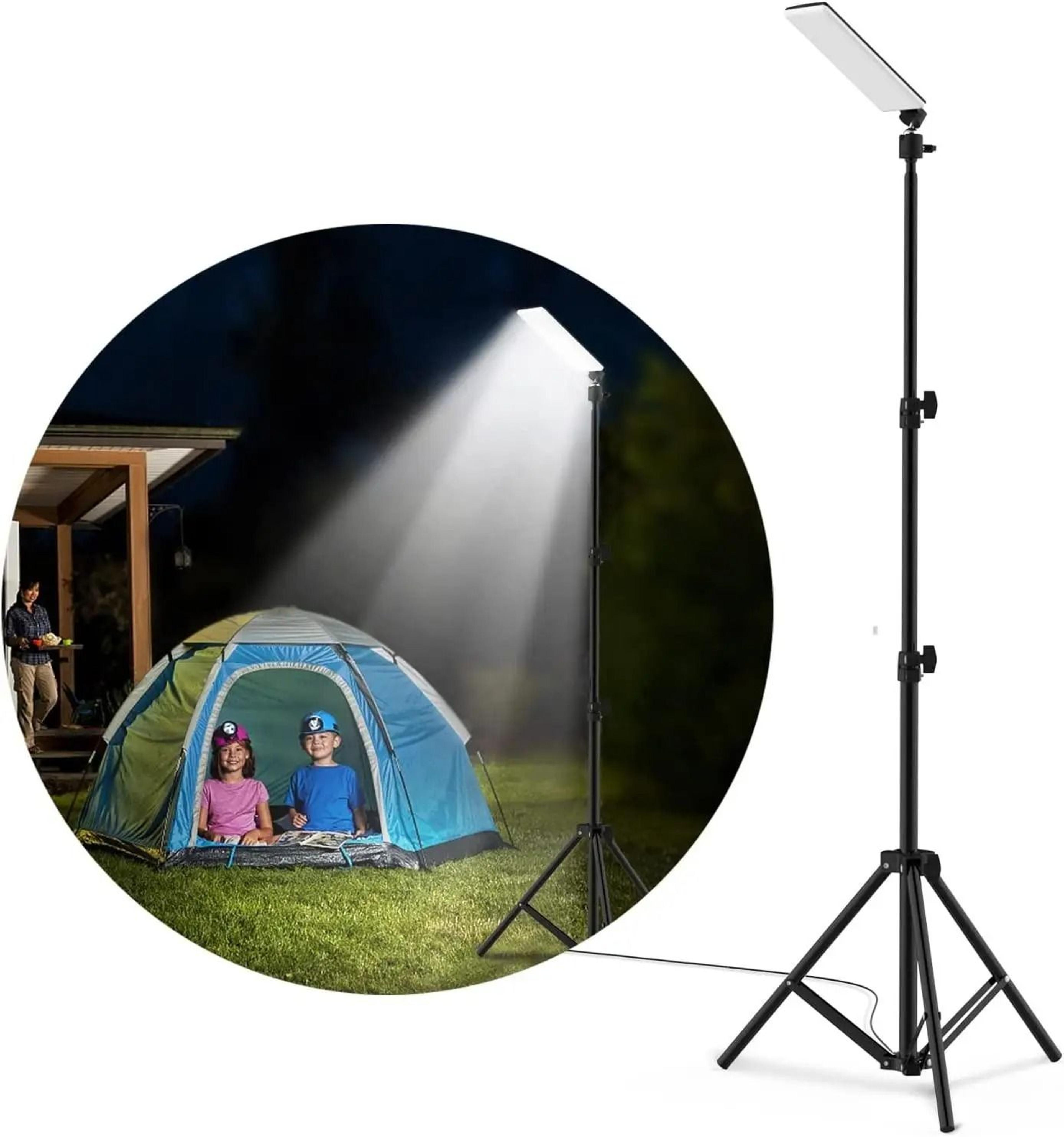1680 lumen led work light with adjustable telescoping tripod stand