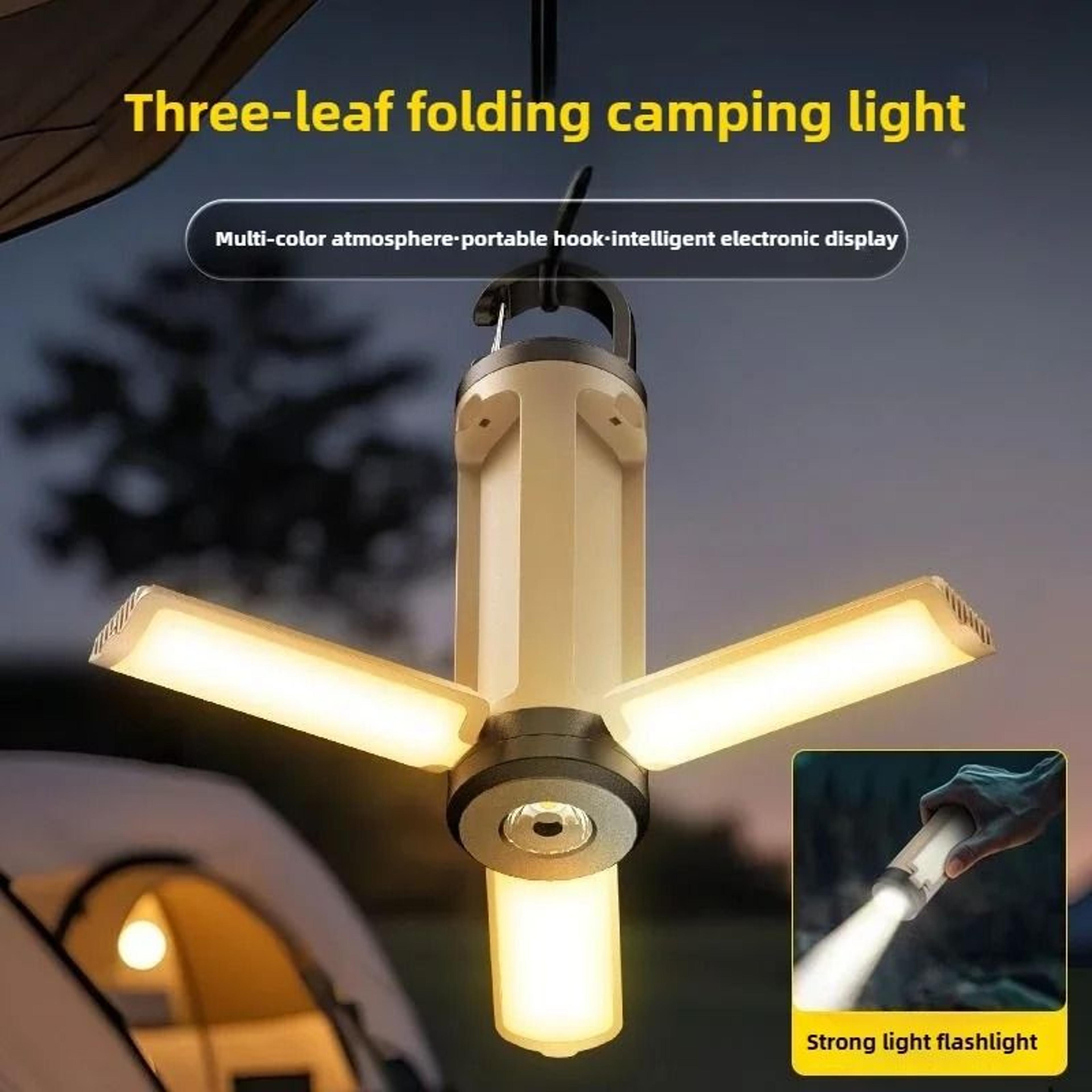 ly23 6-mode dimmable foldable camping lantern & portable emergency light