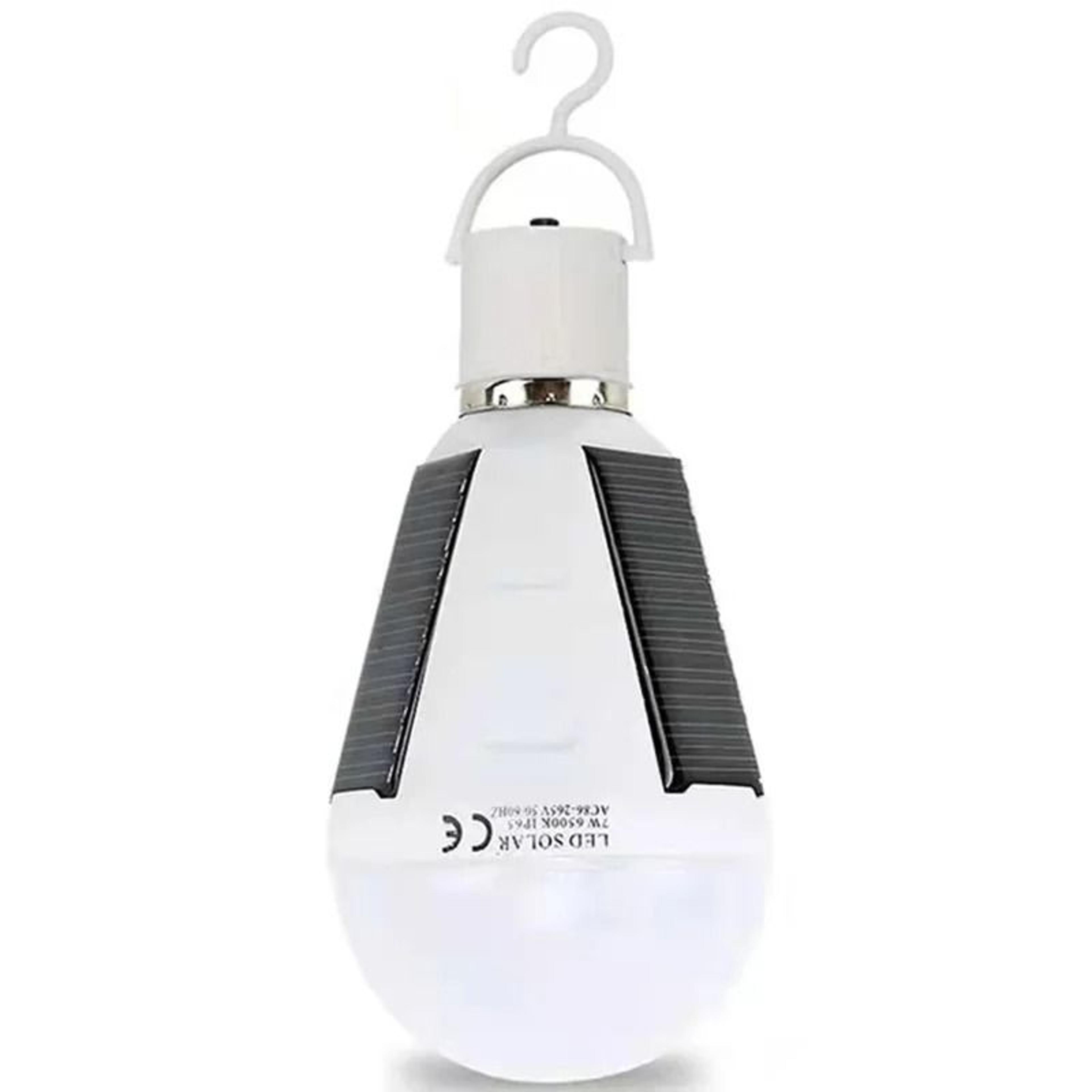 e27 rechargeable led solar bulb lamp portable emergency light for outdoor tent camping travel fishing