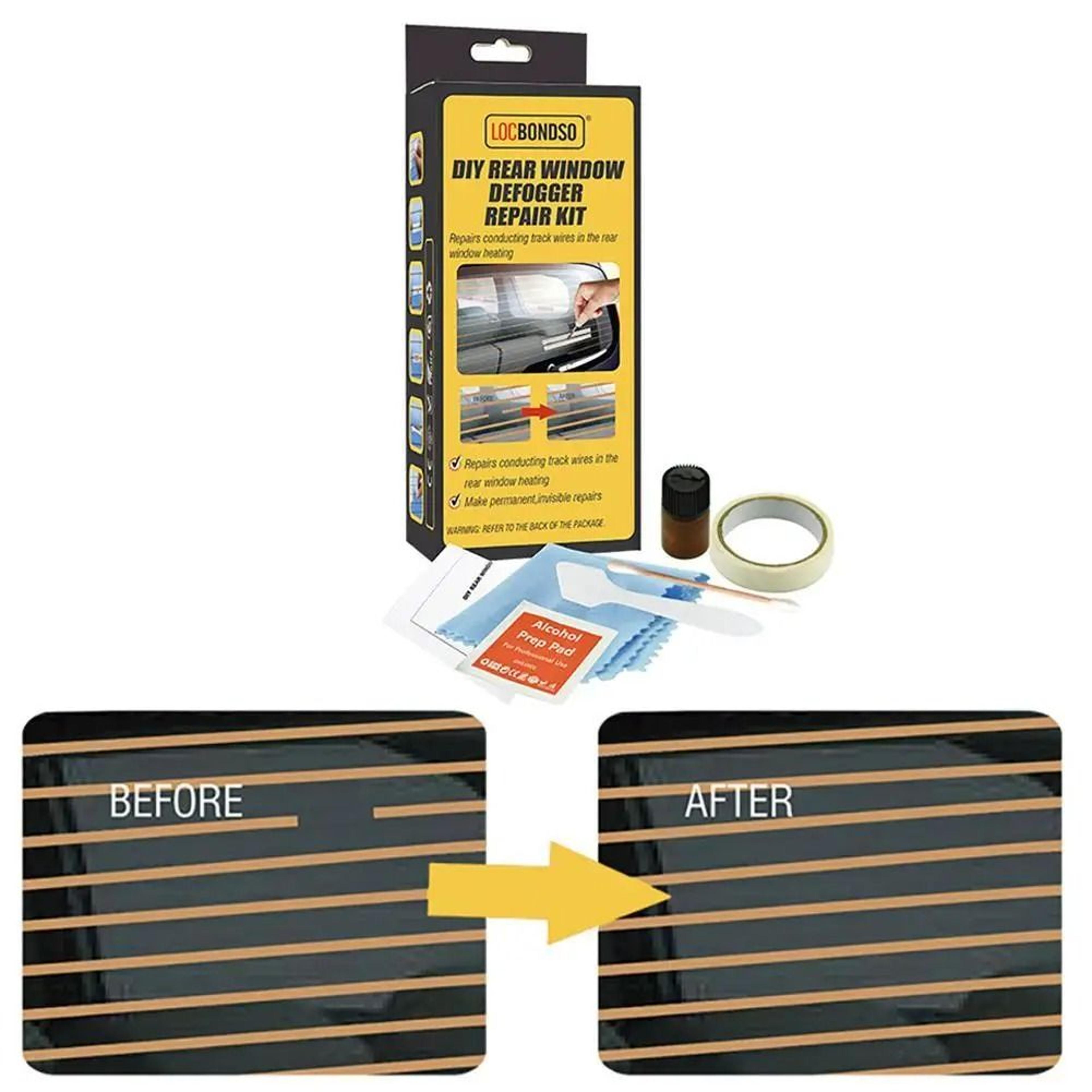 car rear window defogger repair kit diy quick repair grid line fix care accessories