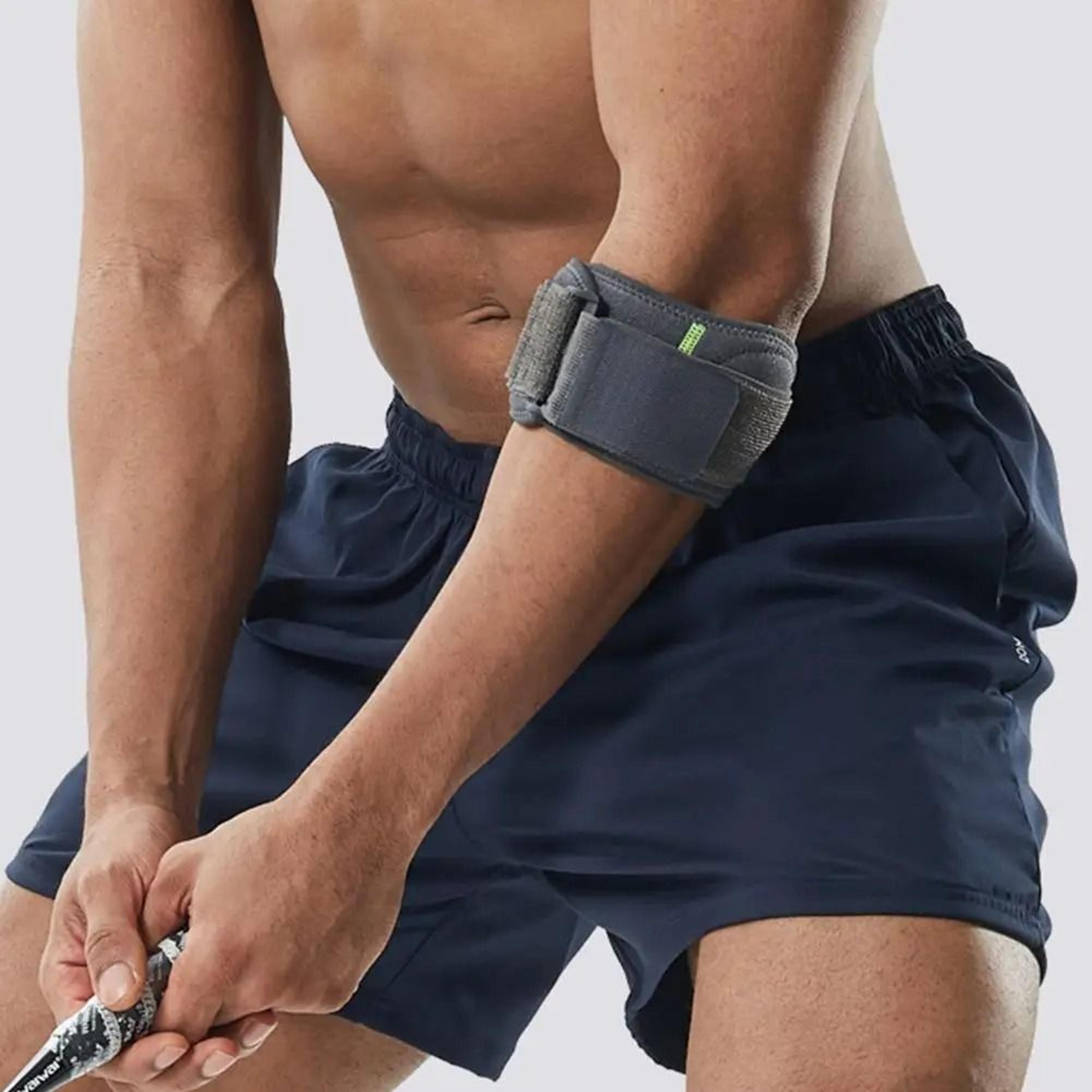 forearm compression elbow strap support brace with pressure pad for tennis golf pain relief