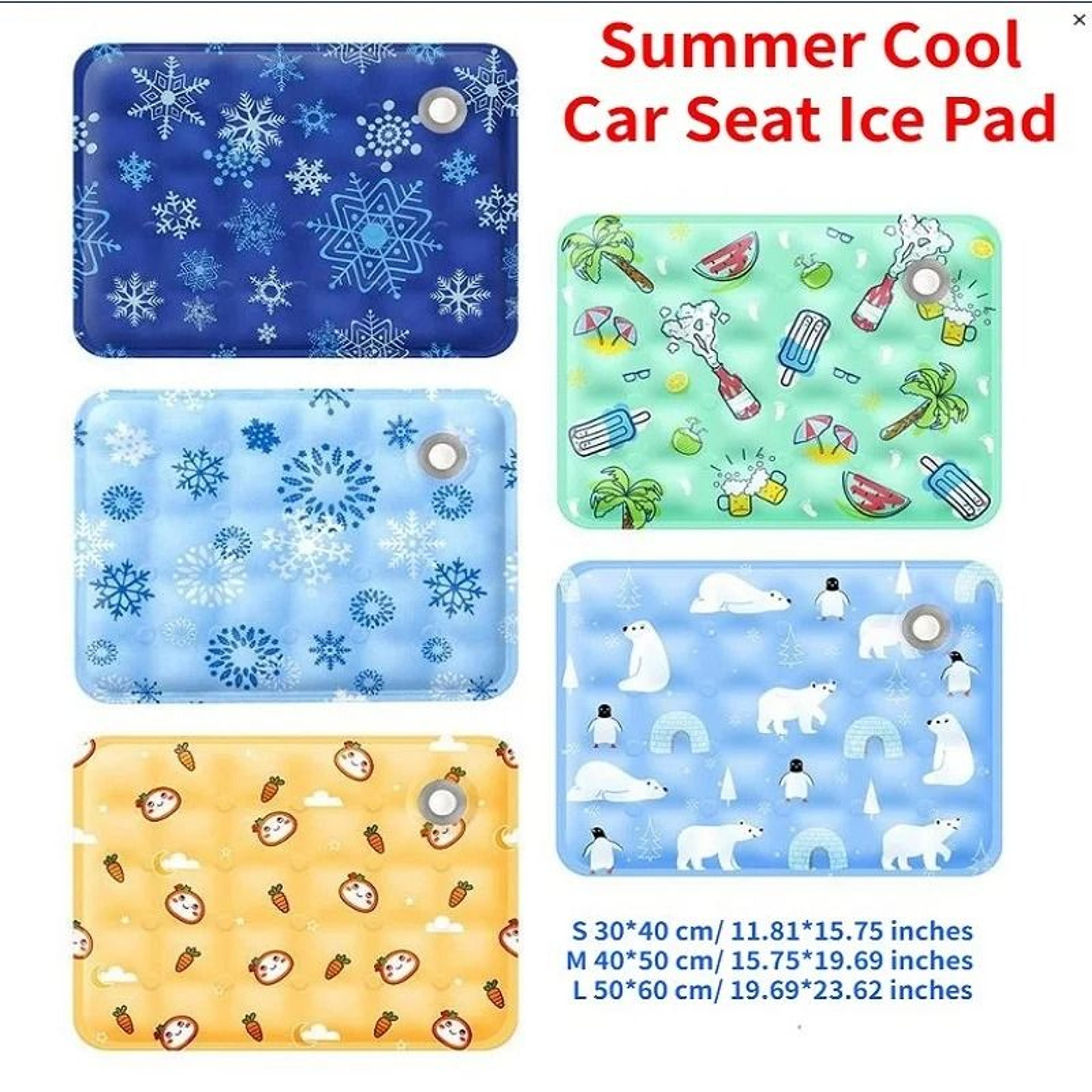 summer cool car seat ice pad water-injected cooling cushion pressure relief pad for long driving & office