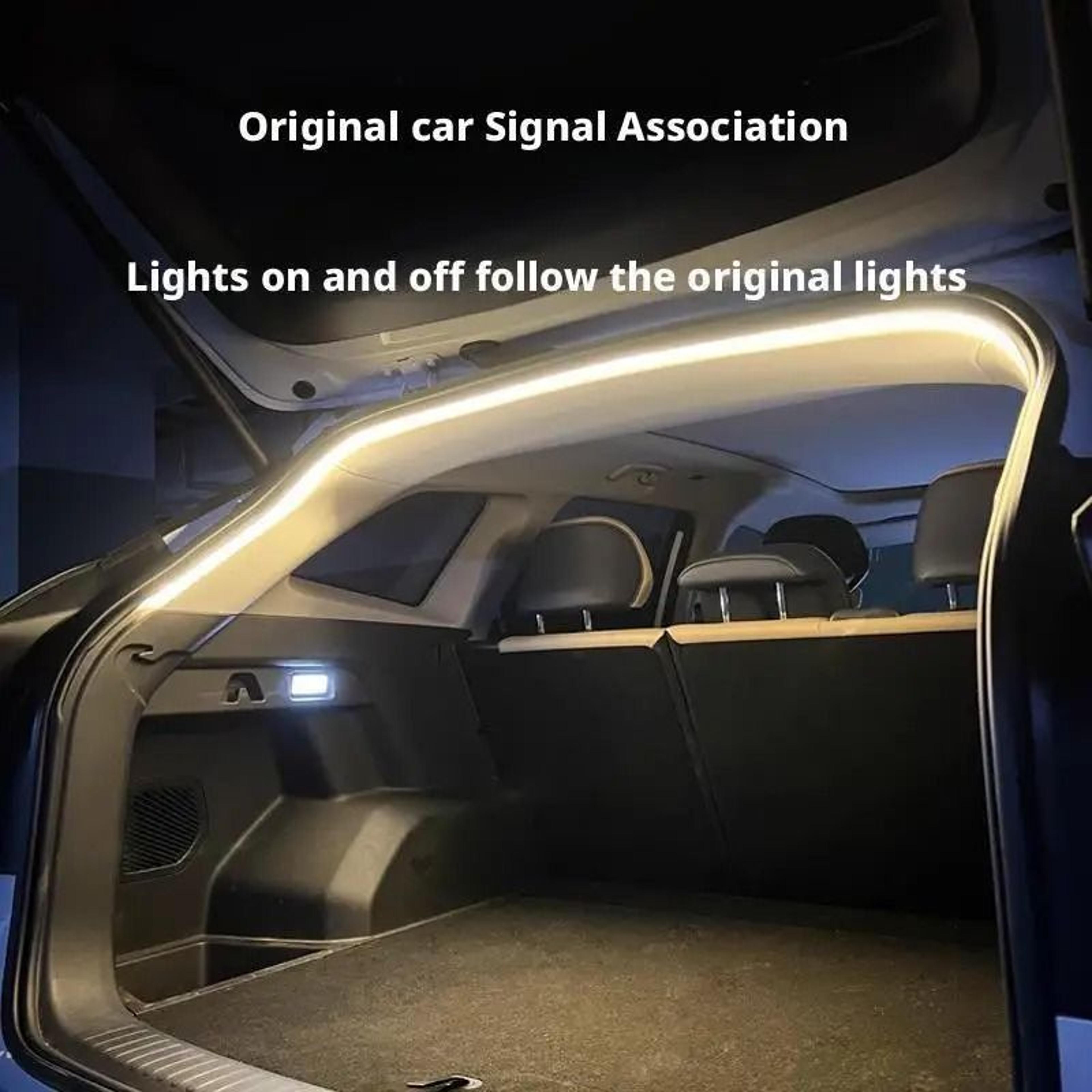 waterproof rgb silicone car trunk led light strip ambient interior lamp