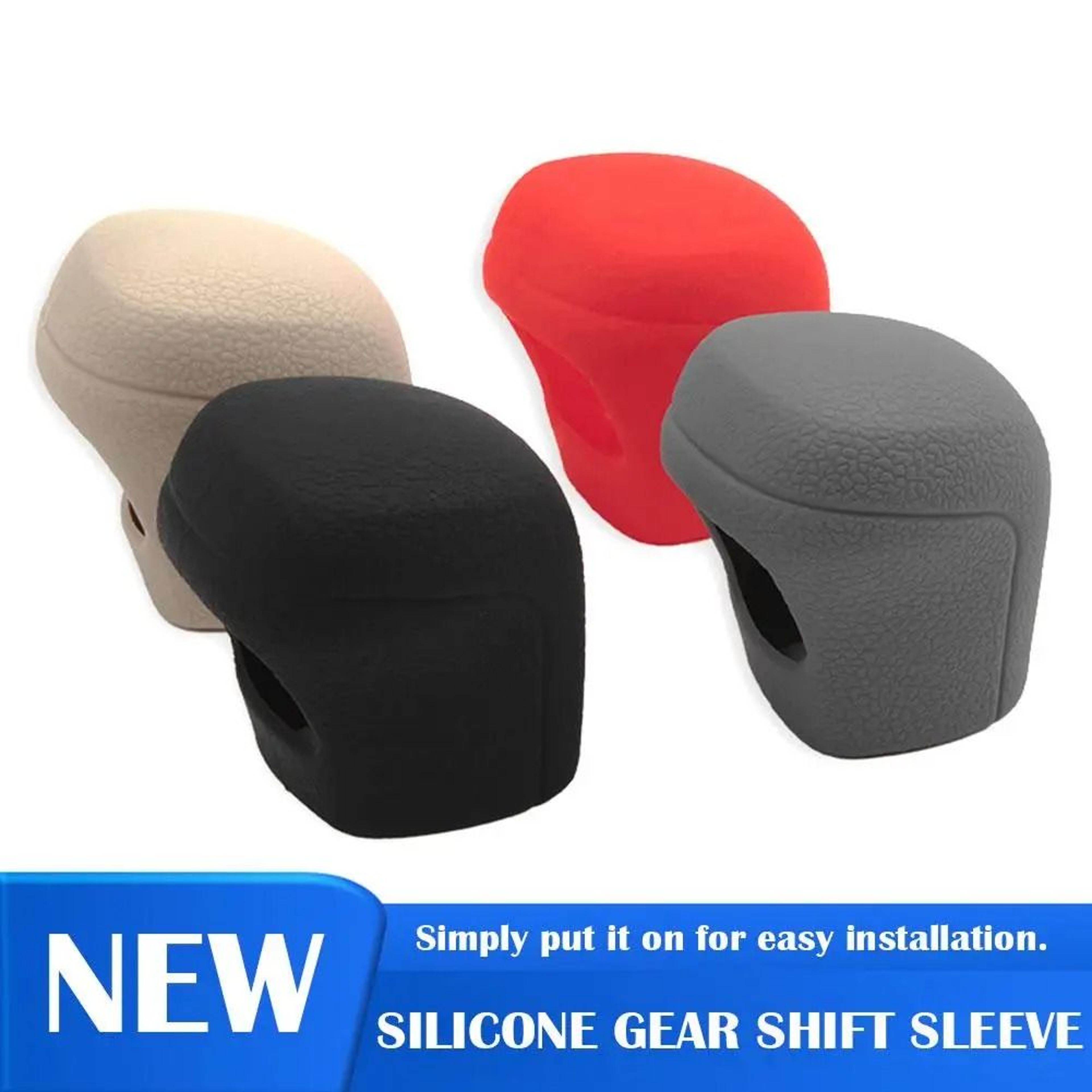 non-slip universal silicone car manual gear shift knob cover protection shell