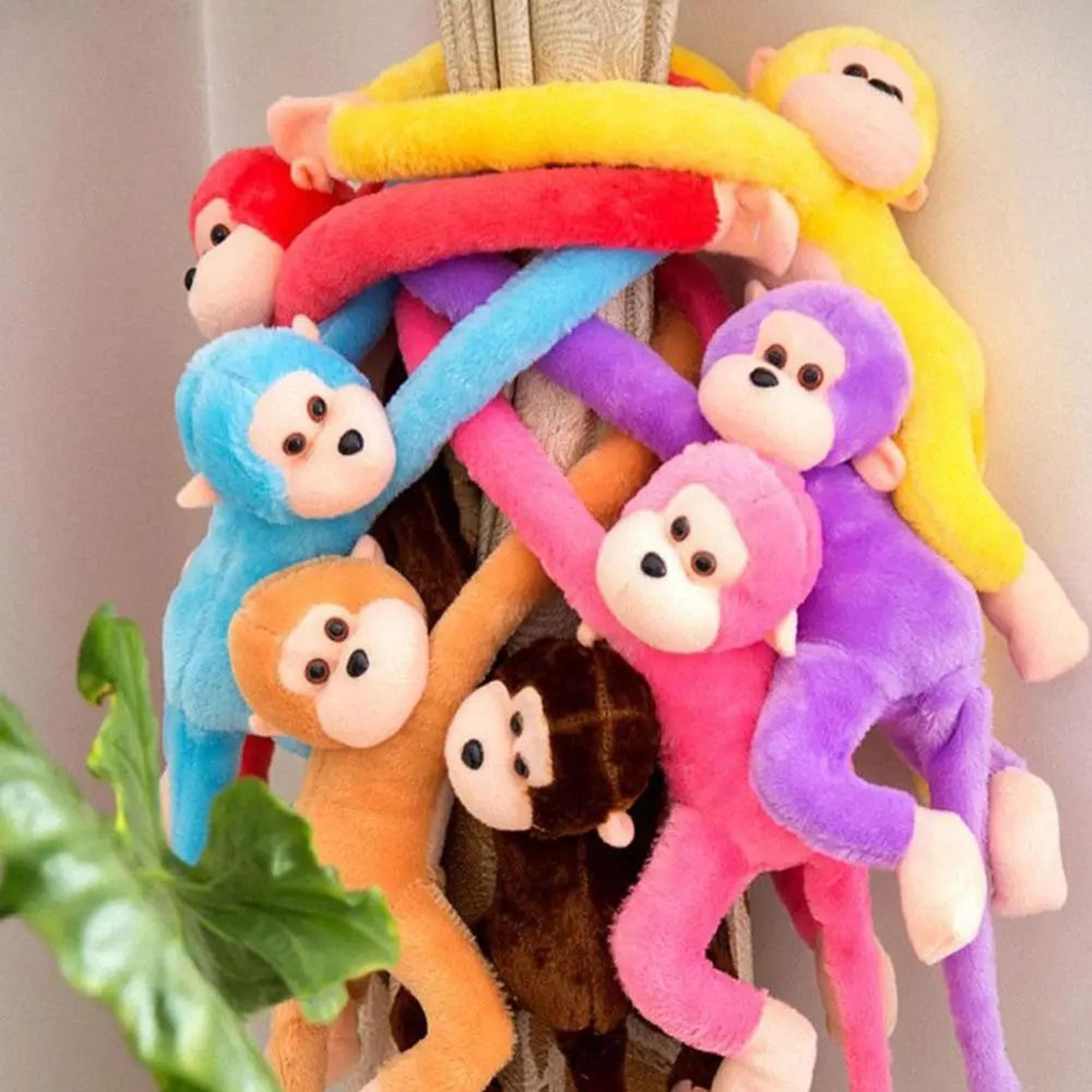 long arm banana monkey plush toy anti-collision hanging monkey stuffed doll
