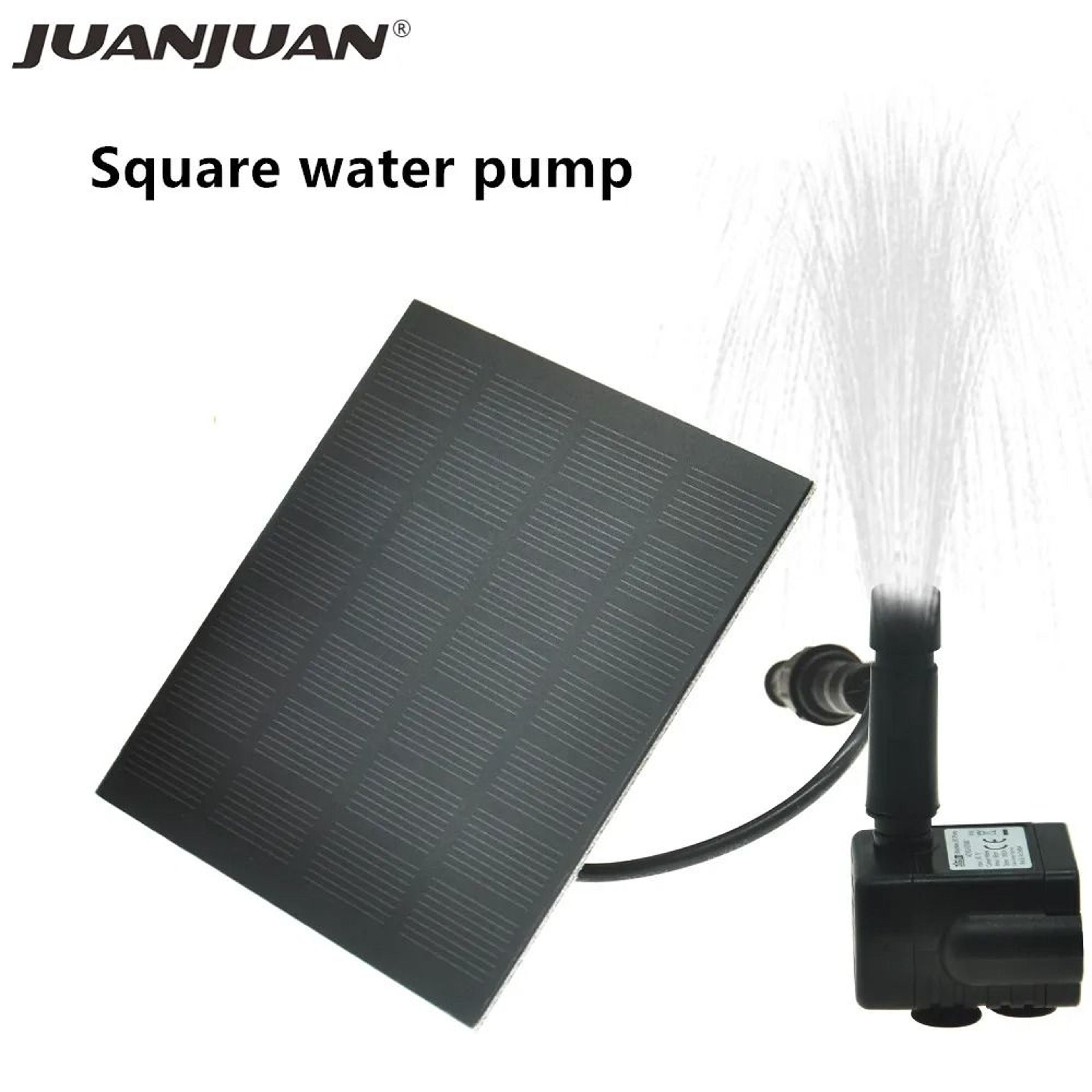 solar garden fountain pump outdoor water feature kit for bird baths, ponds, pools & waterfalls