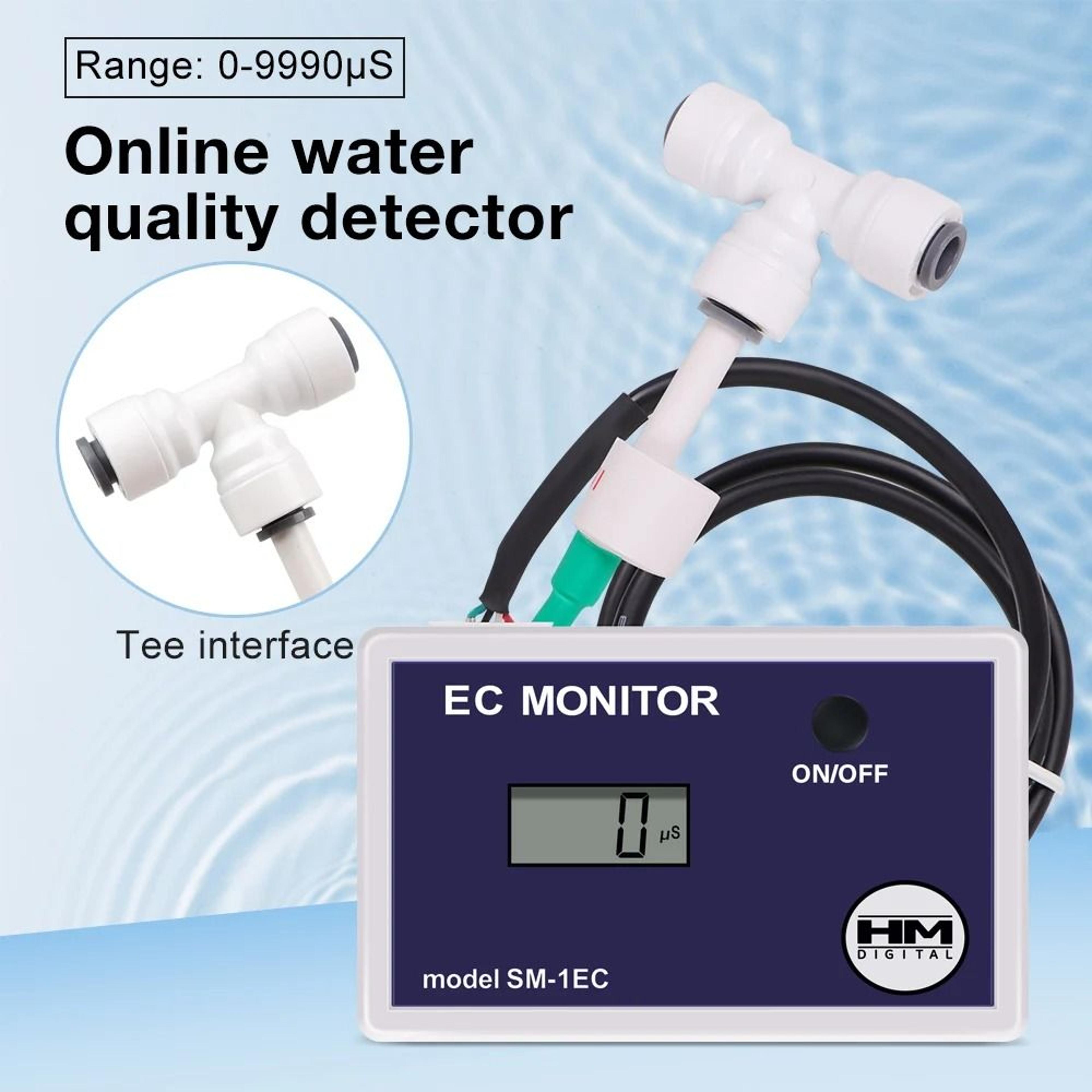online digital ec meter water quality tester electrical conductivity monitor for filtration systems & pools