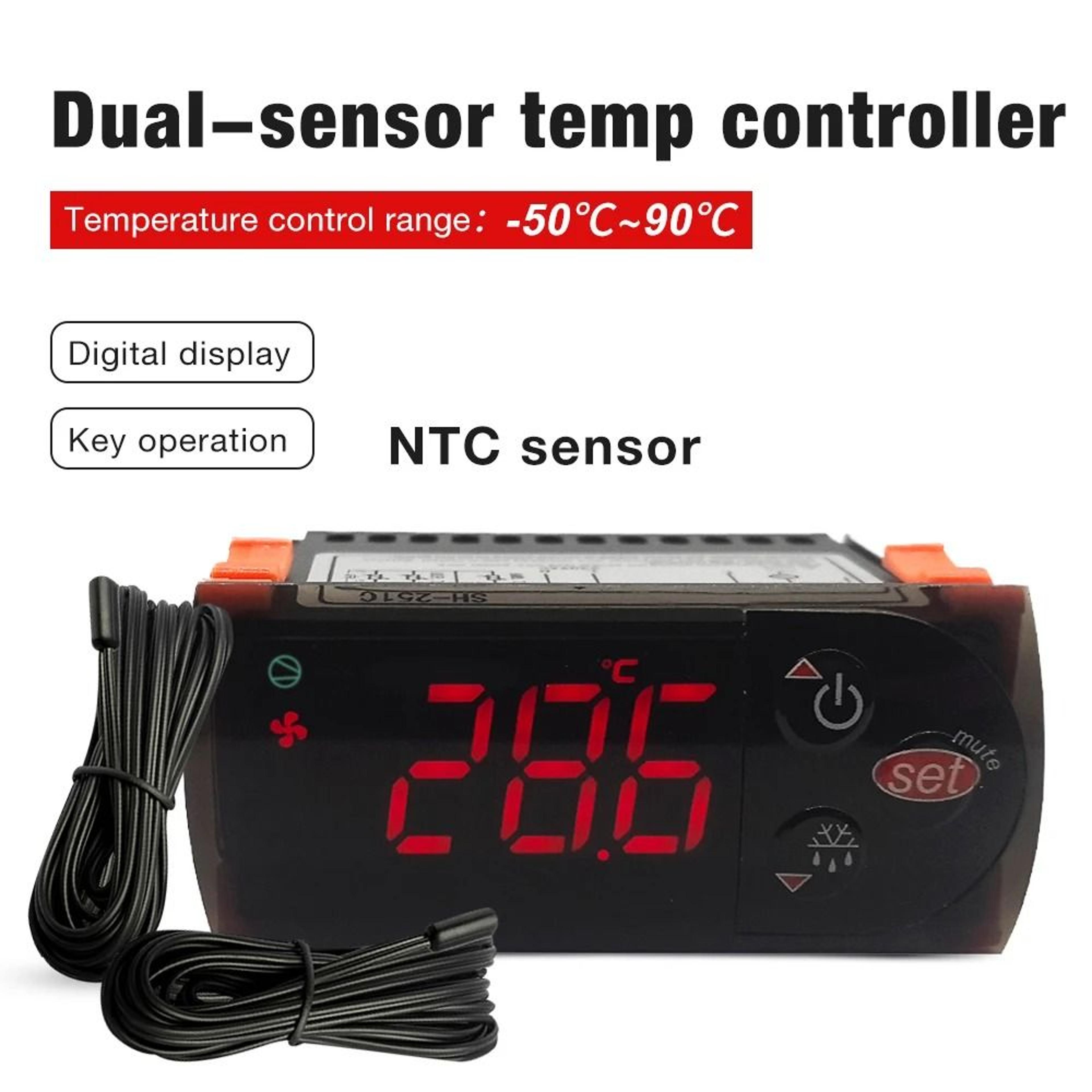 220v digital thermostat microcomputer temperature controller for commercial refrigeration freezer & display case