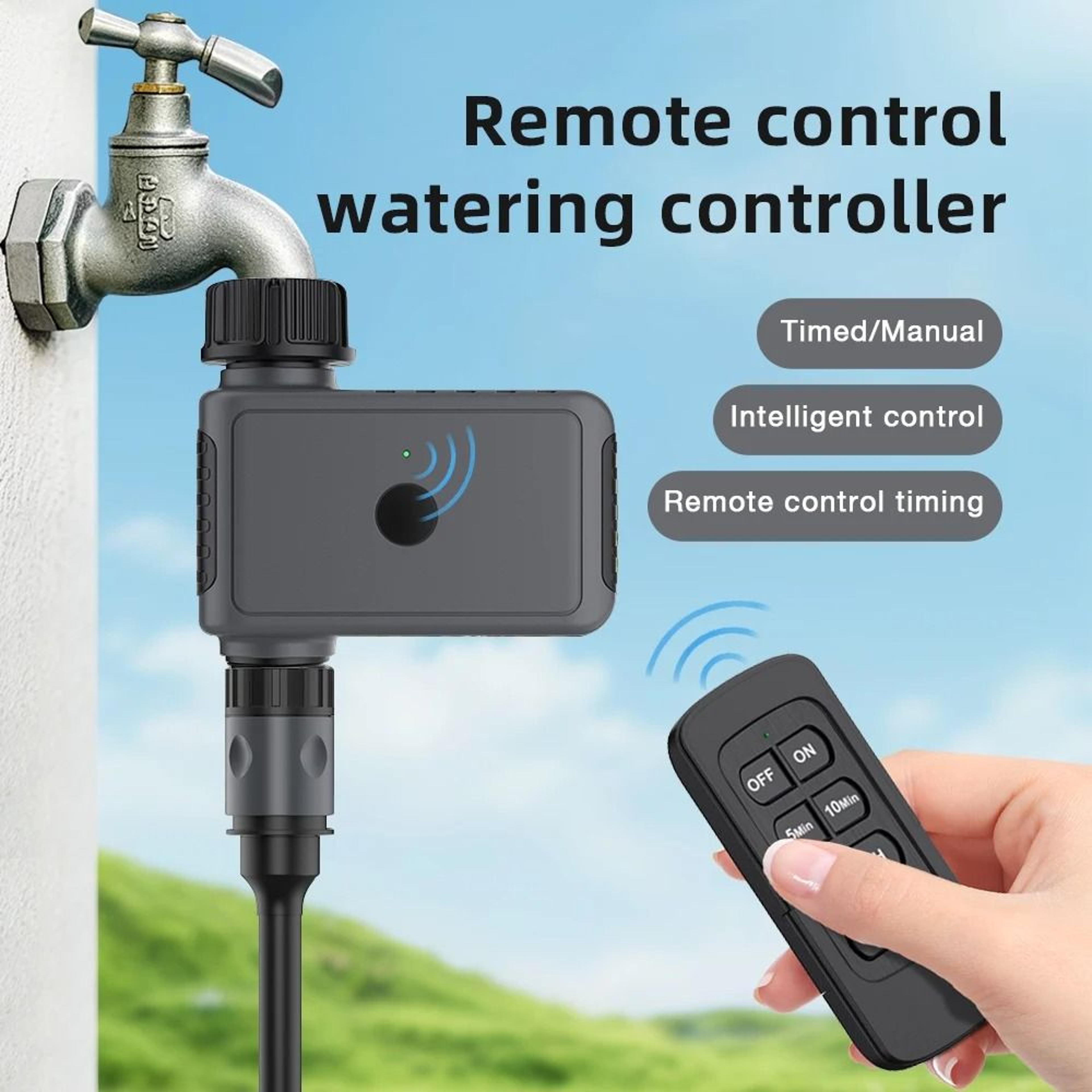 remote control water timer 1-outlet intelligent garden sprinkler & drip irrigation timer (5 min–2 hours)