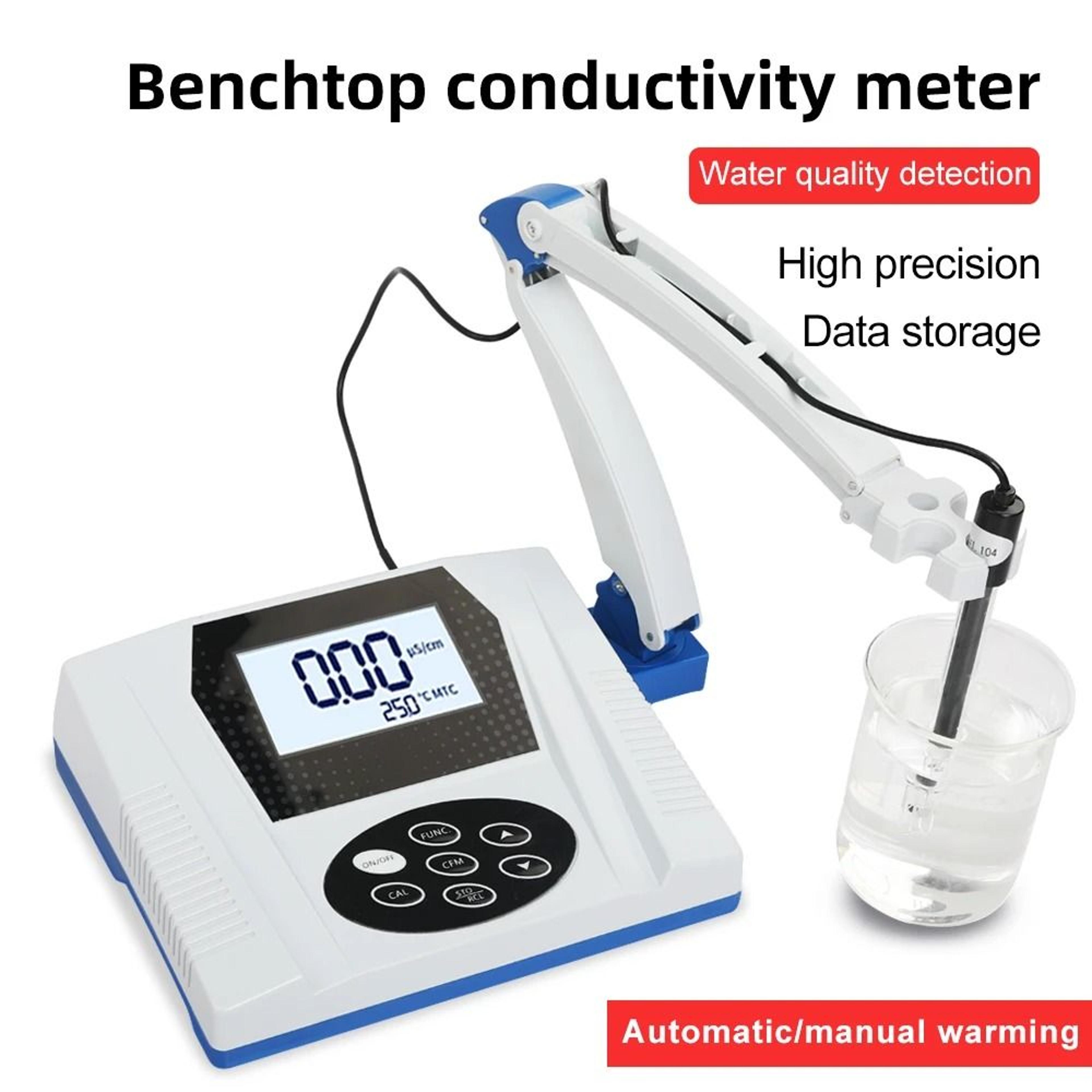 dds-11c benchtop laboratory conductivity meter bench water quality tester & ec monitor
