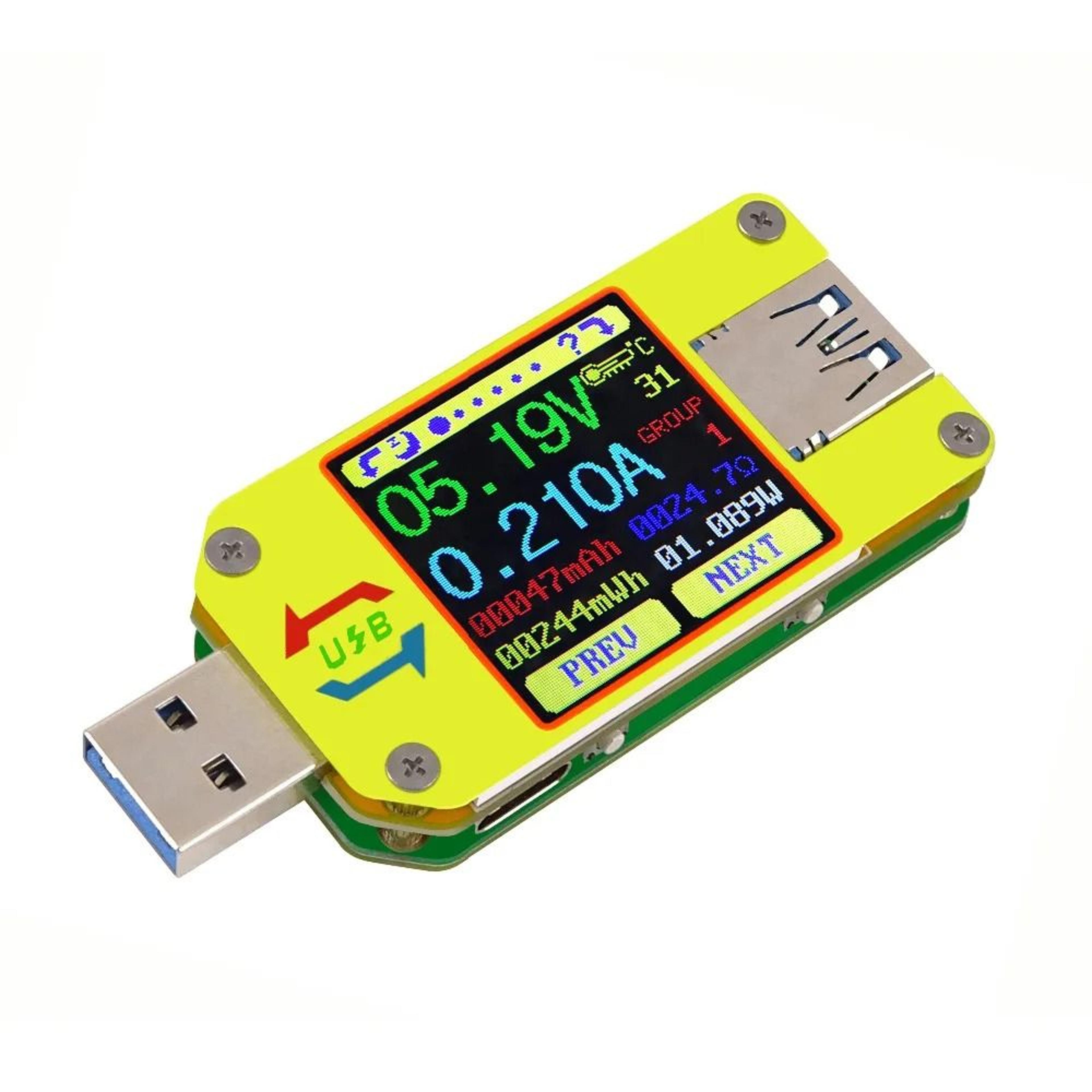 dc voltmeter ammeter voltage current tester & battery charge usb power analyzer