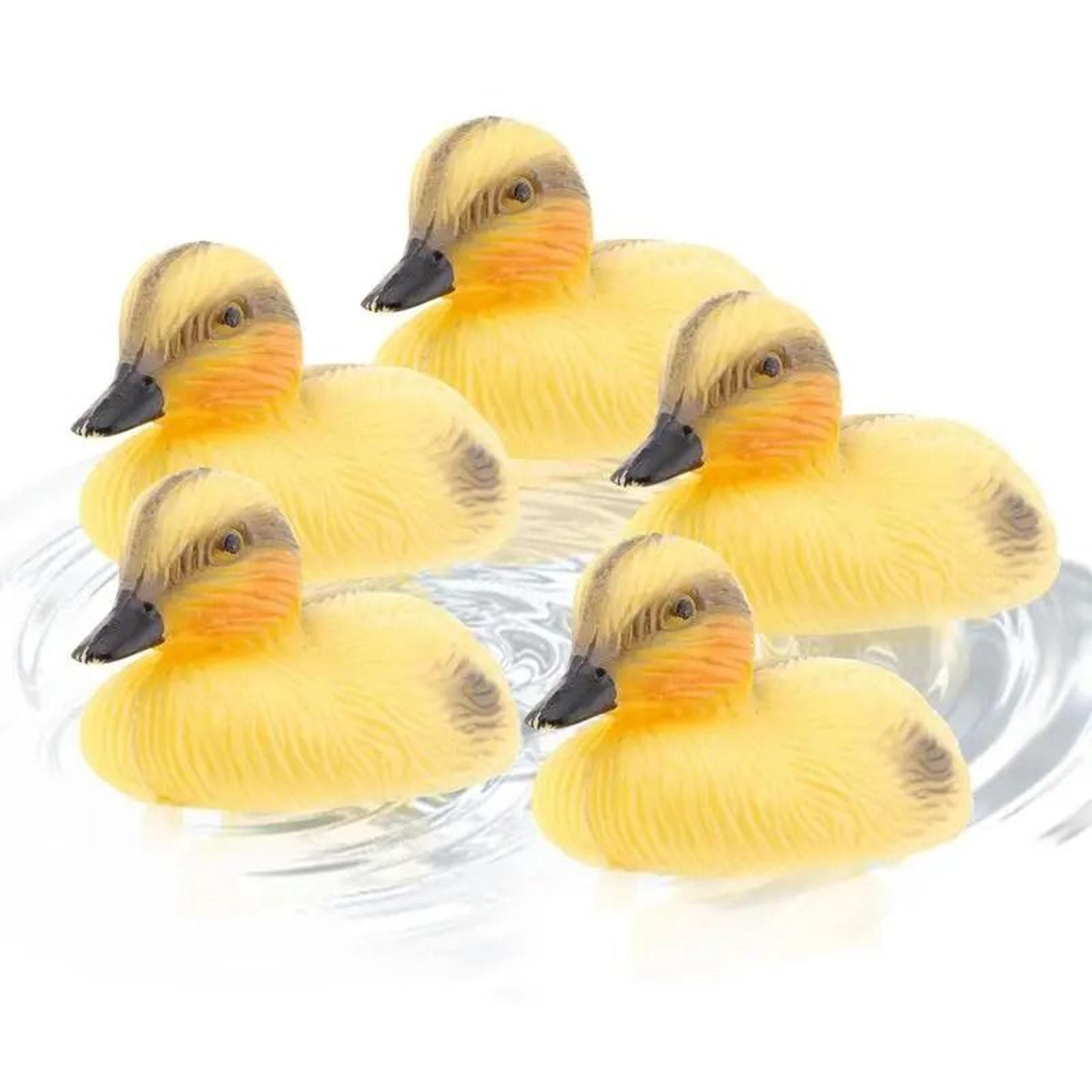 5pcs floating duckling decoys pe pond ornaments high simulation water & garden yard lawn decor