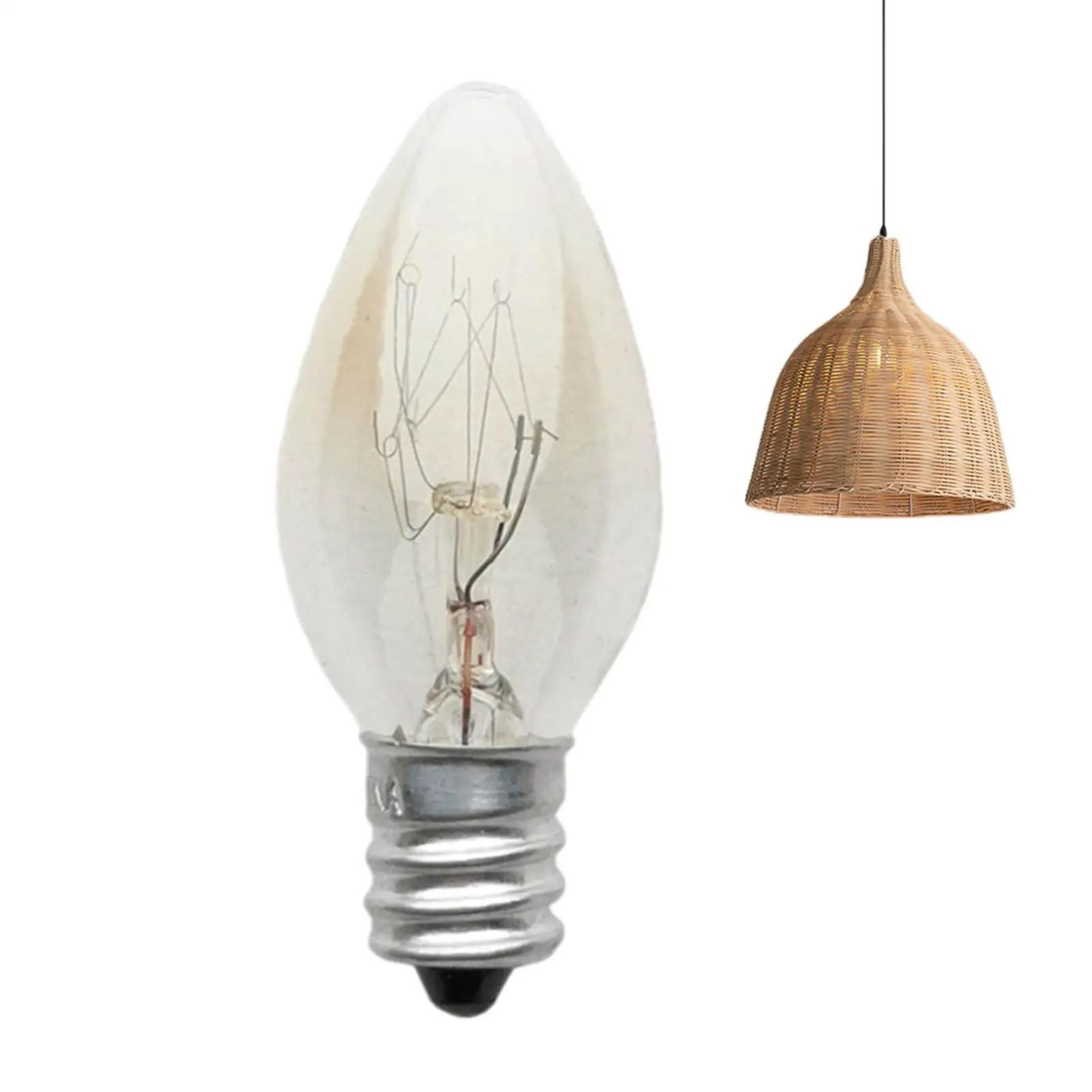 c7 e12 led night light bulb 2700k warm white heat resistant mini candle bulb (220v 10w equivalent)