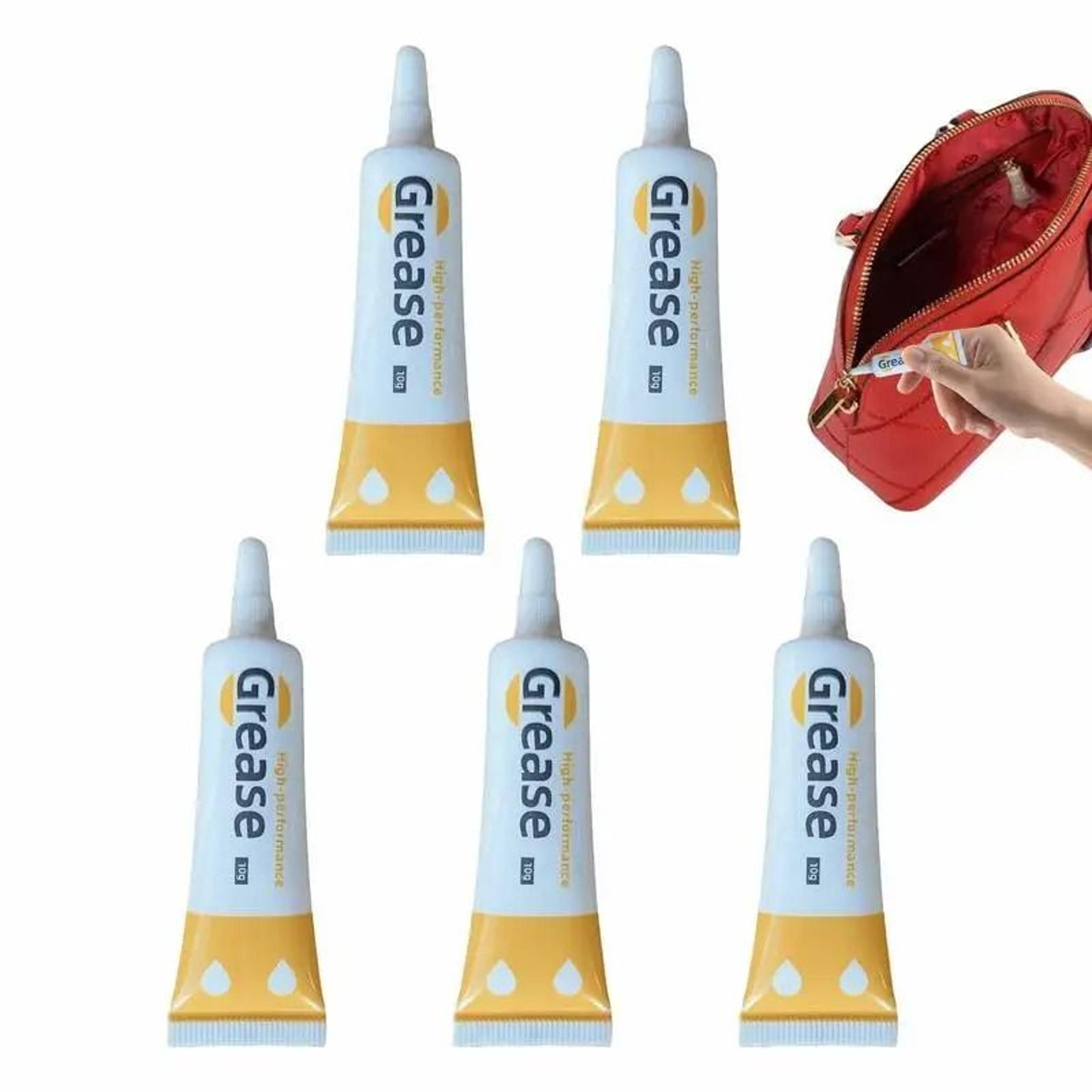 5-piece multifunctional grease oil zipper lubricant set for clothes, lock cores & gear repair