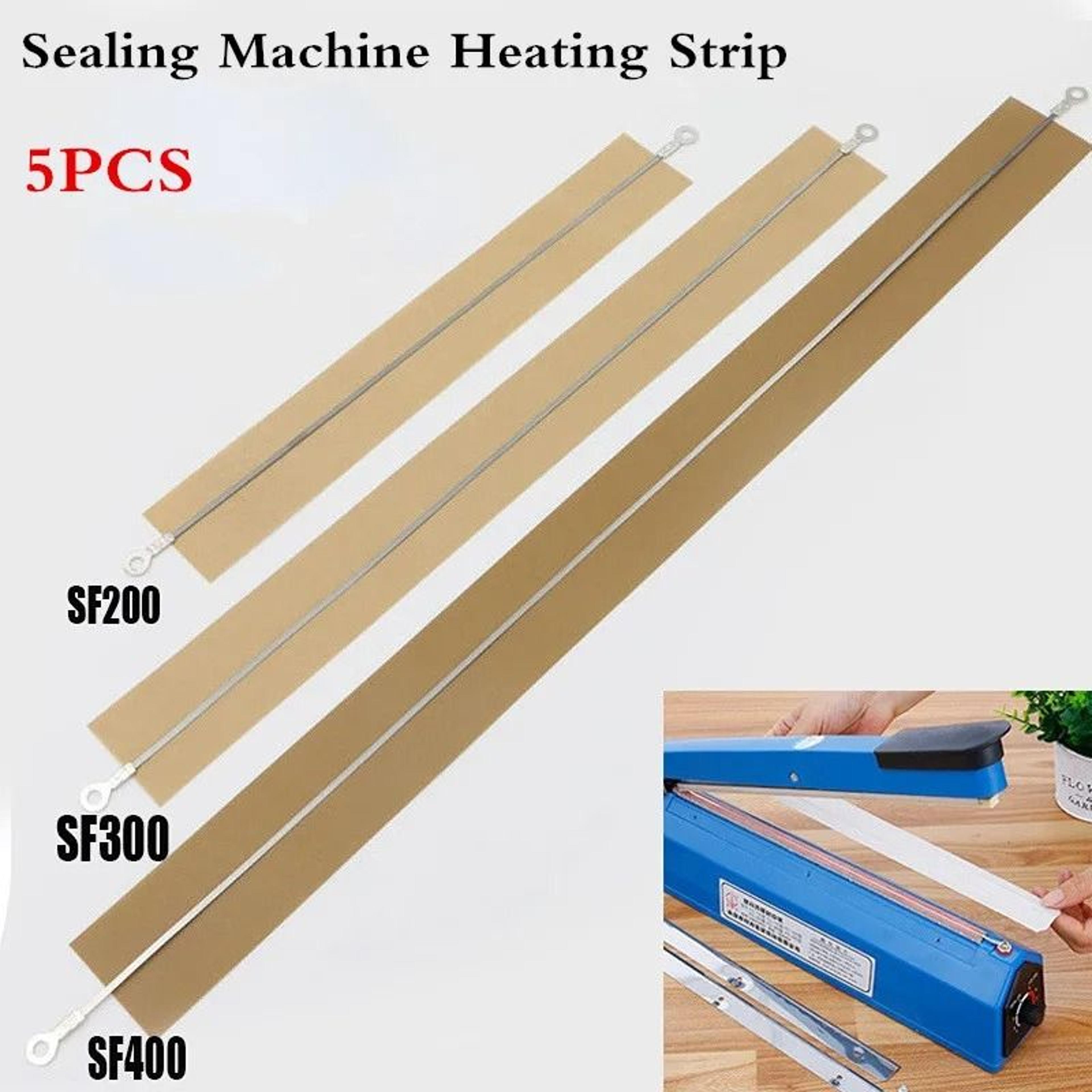 5pcs impulse sealer heating wire element strips for plastic bag sealing machine (200/300/400mm)
